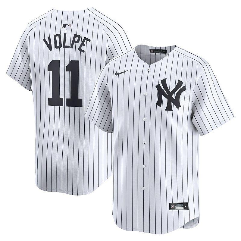 Men's Nike Anthony Volpe White New York Yankees Home Limited Player Jersey,  Product Image