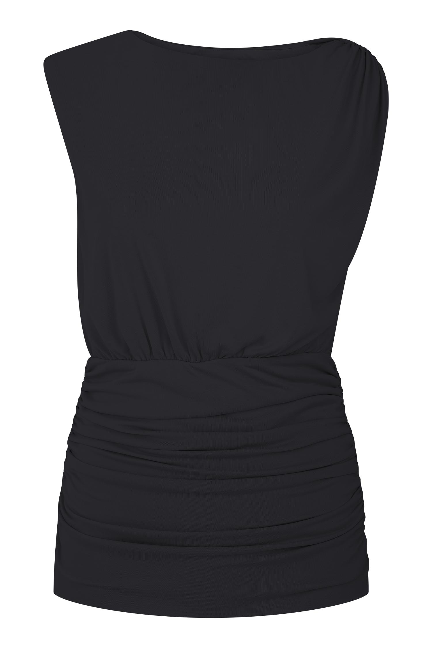Anthony Short Sleeve Top - Black Product Image