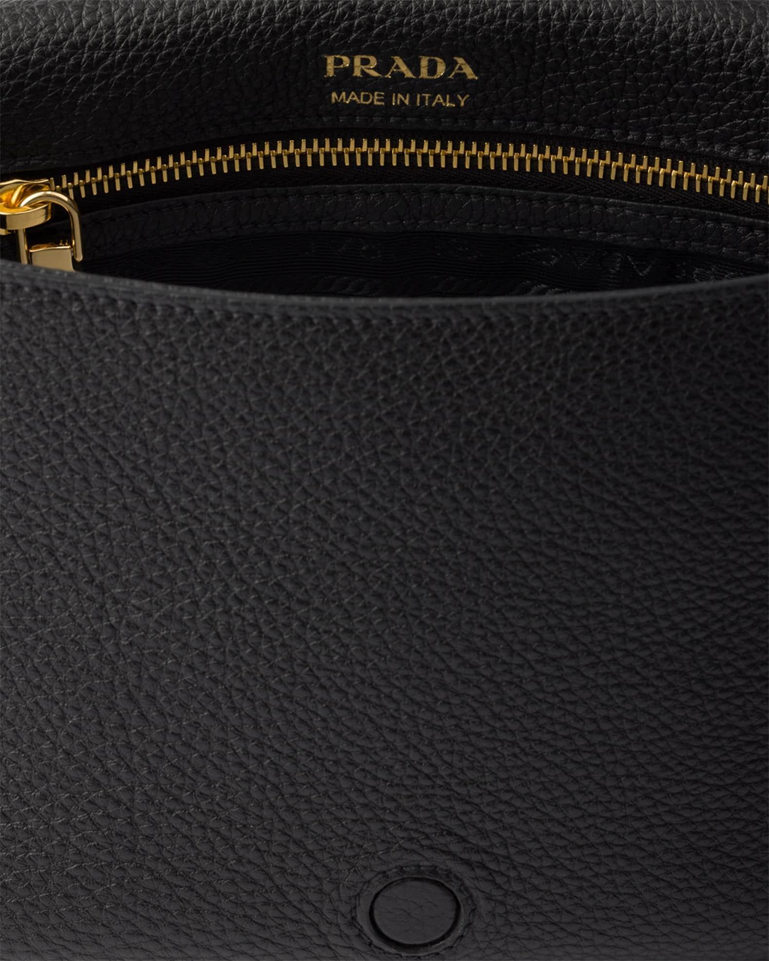 Grained Leather Flap Shoulder Bag Product Image