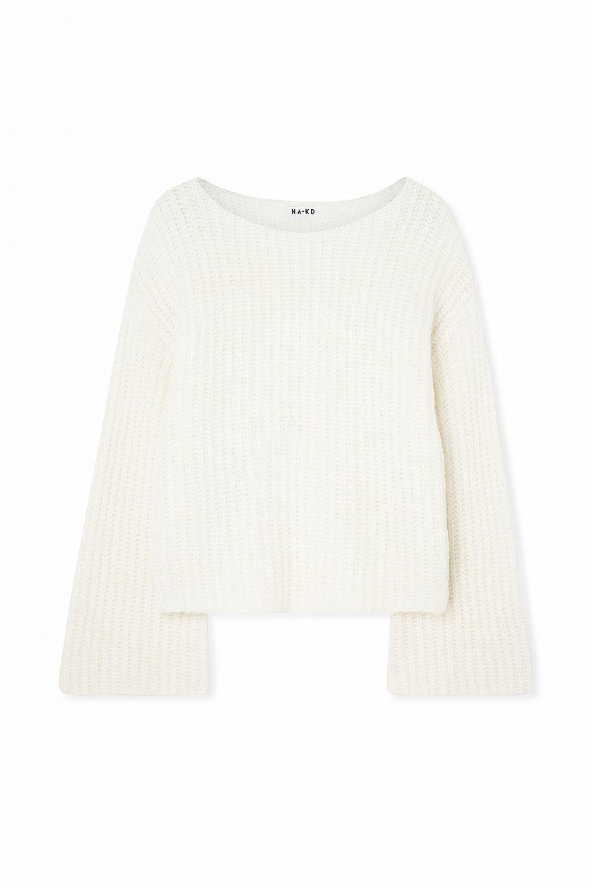 Wool Blend Knitted Sweater Product Image