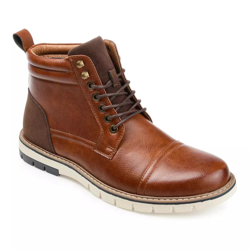 VANCE Lucien Men's Cap Toe Ankle Boots,  Product Image