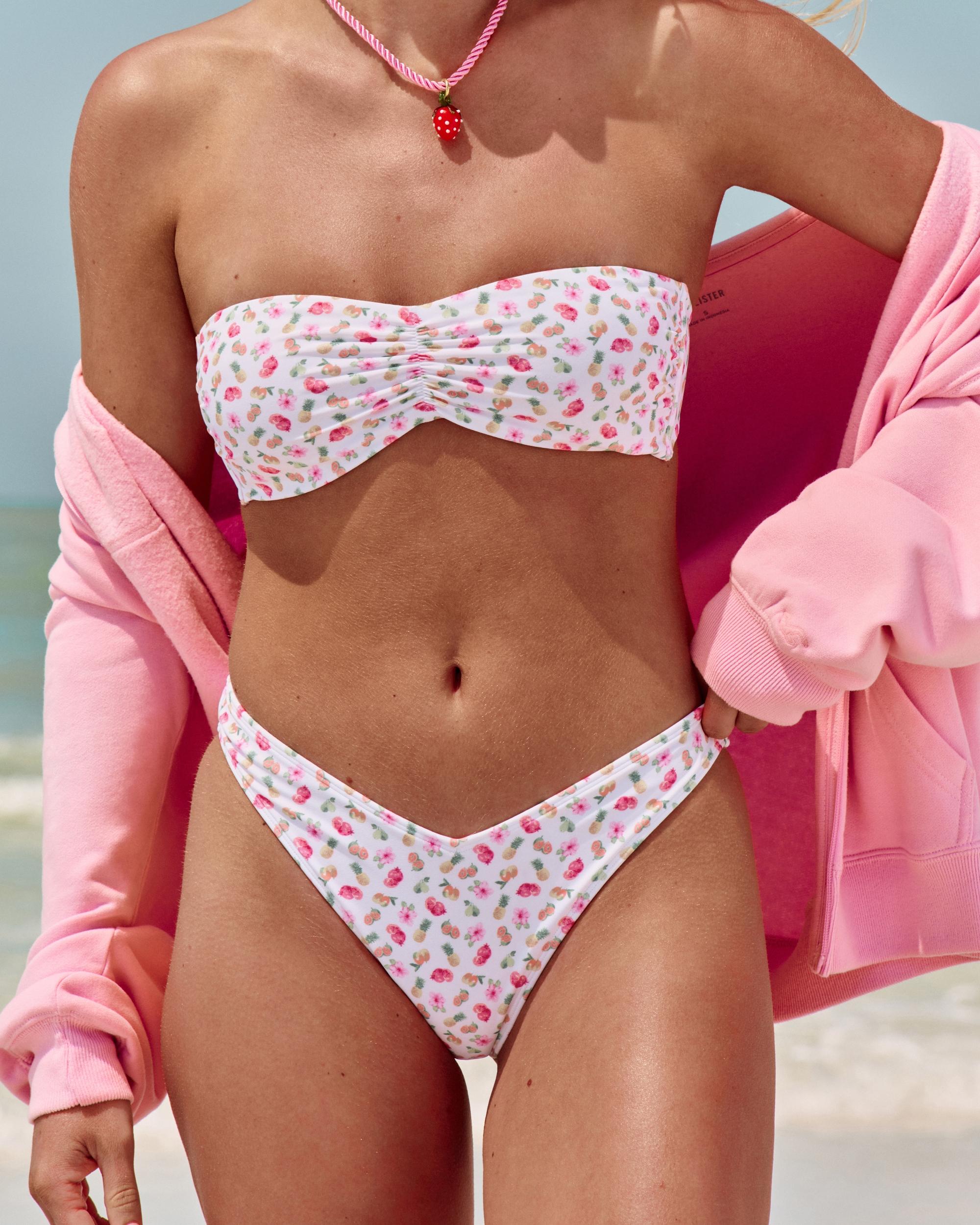 High-Leg Cheeky Bikini Bottom Product Image