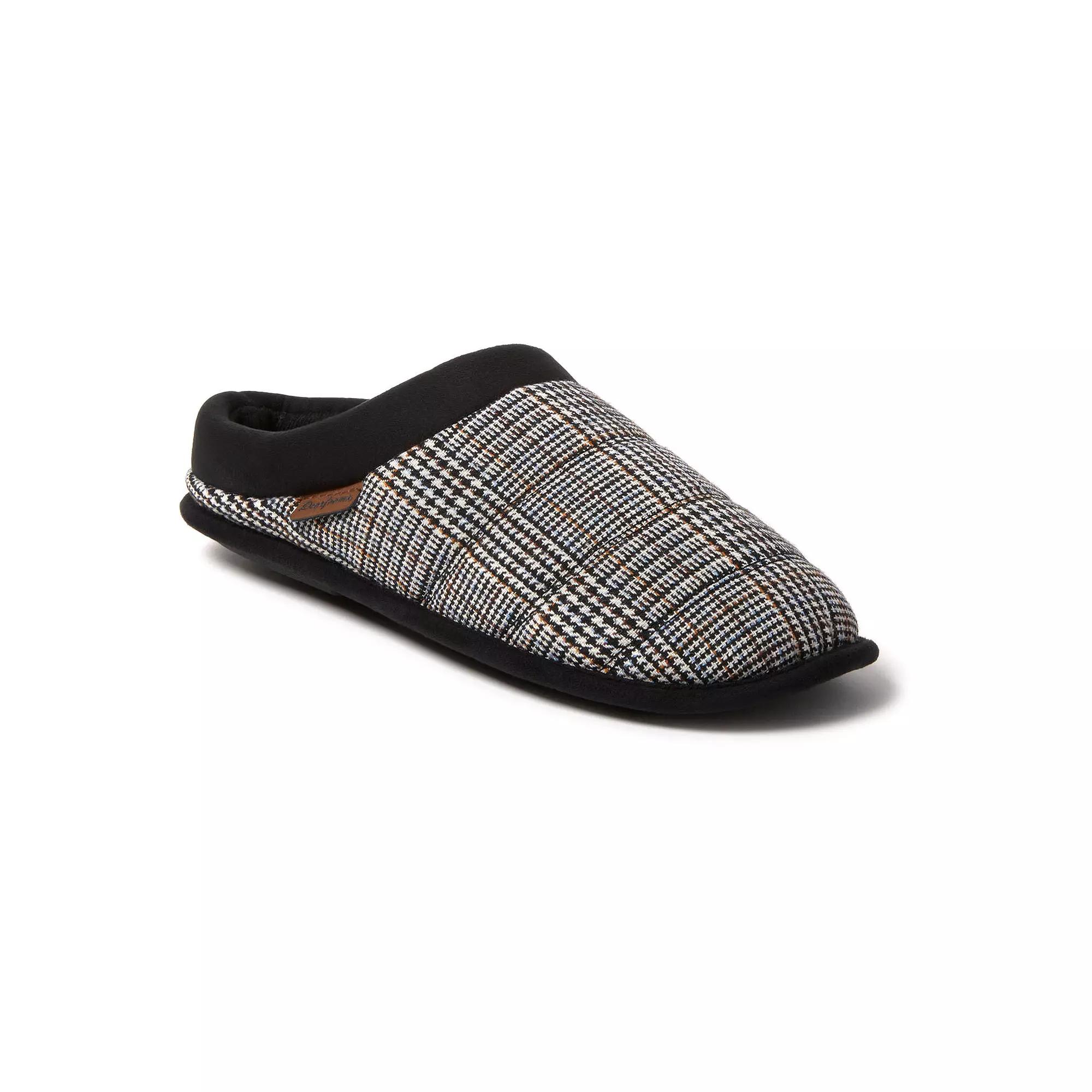 Dearfoams Asher Men's Clog Slippers, Size: Large, Black Product Image