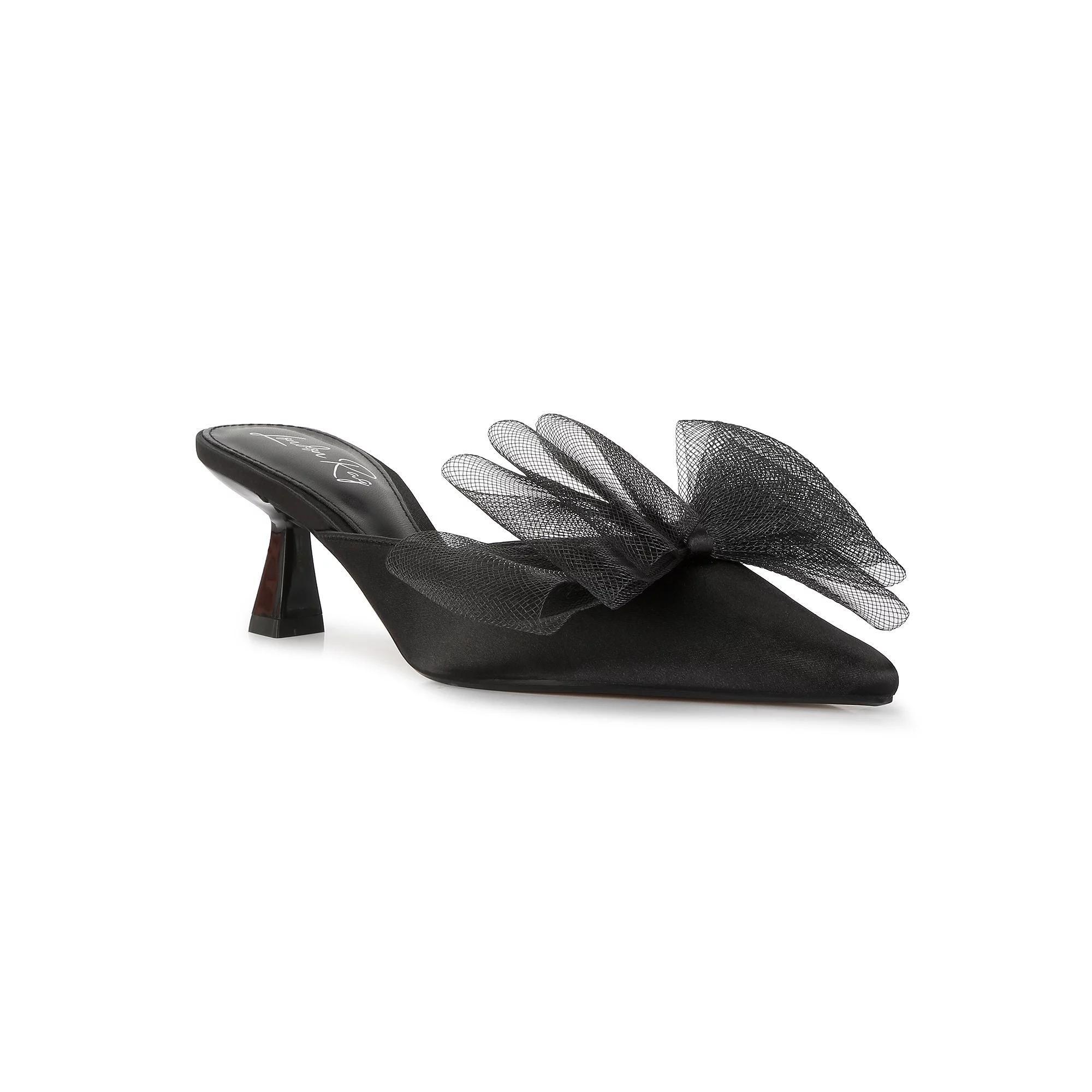 London Rag Asma Organza Women's Heeled Mules,  Product Image