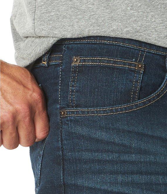 Wrangler® Regular Fit Straight Leg Denim Jeans Product Image