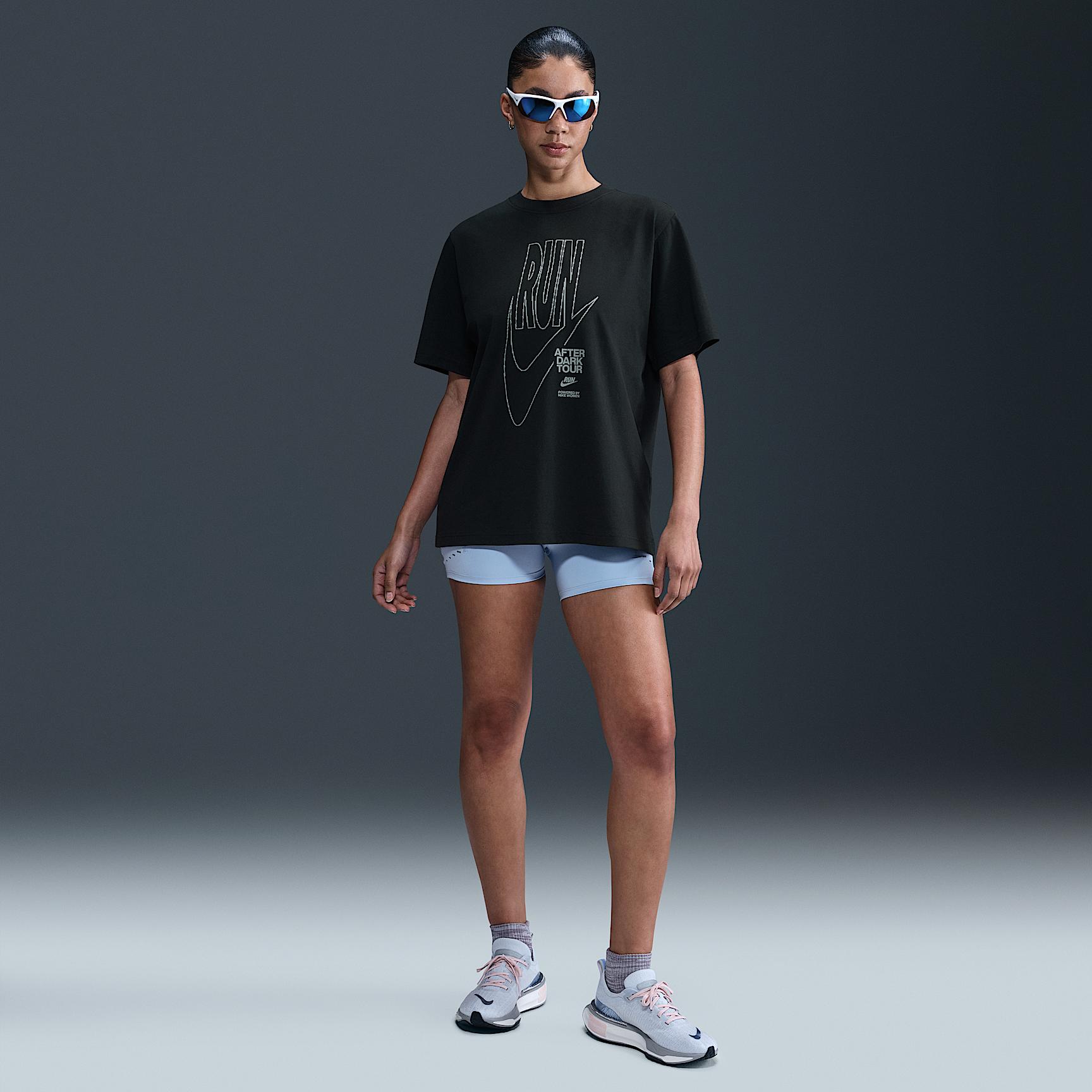 Nike Women's After Dark Tour Oversized Short-Sleeve Graphic T-Shirt Product Image