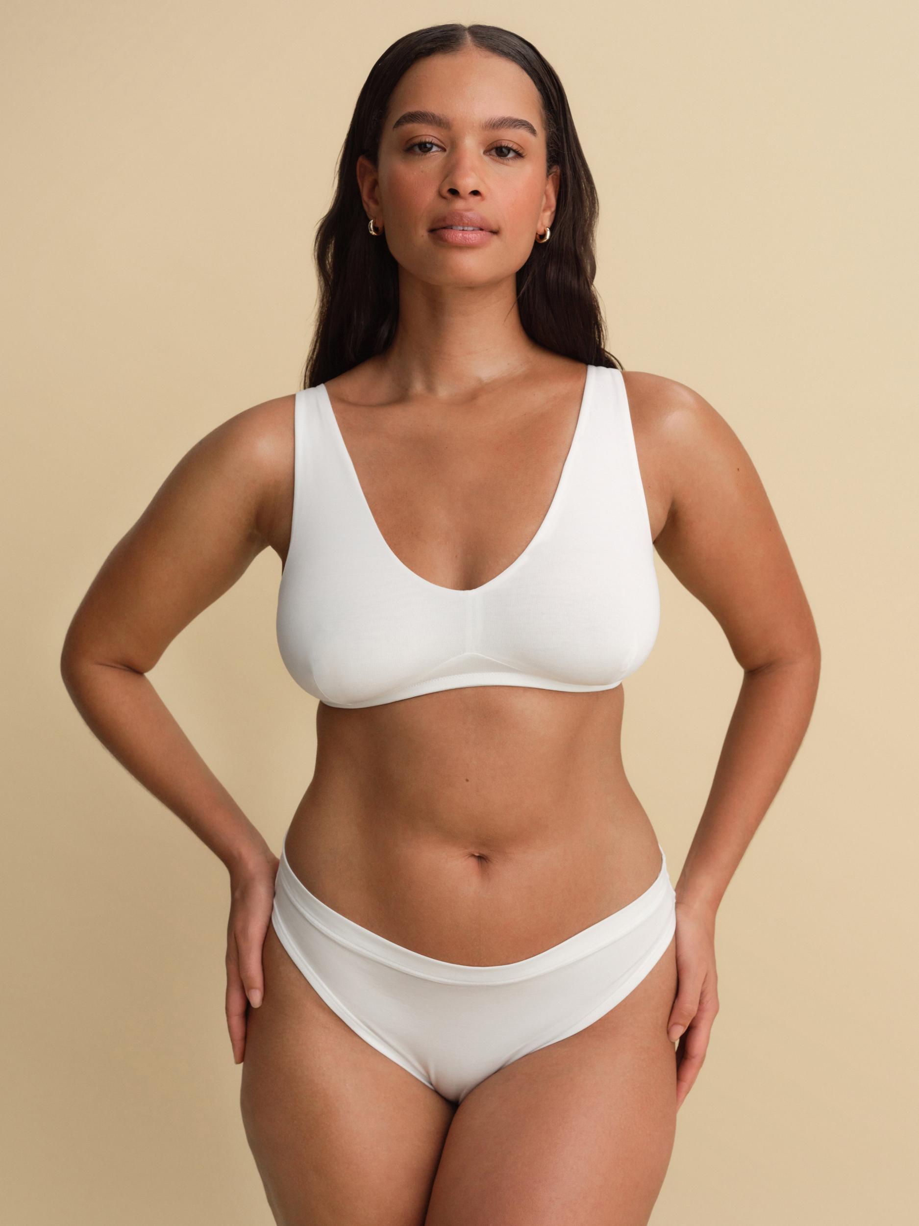 Tencel Comfort Wireless U-Neck Bra Female Product Image