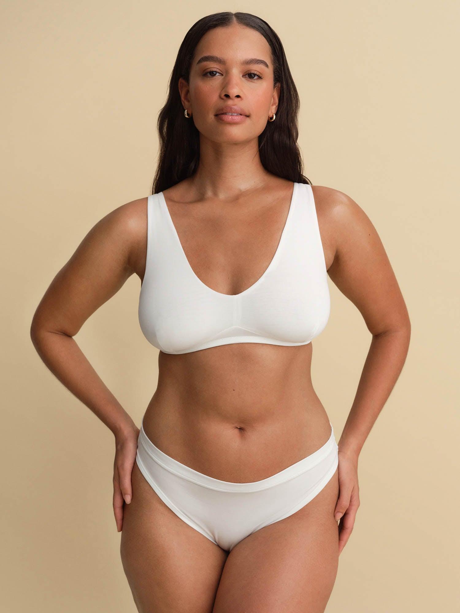 Tencel Comfort Wireless U-Neck Bra Female Product Image