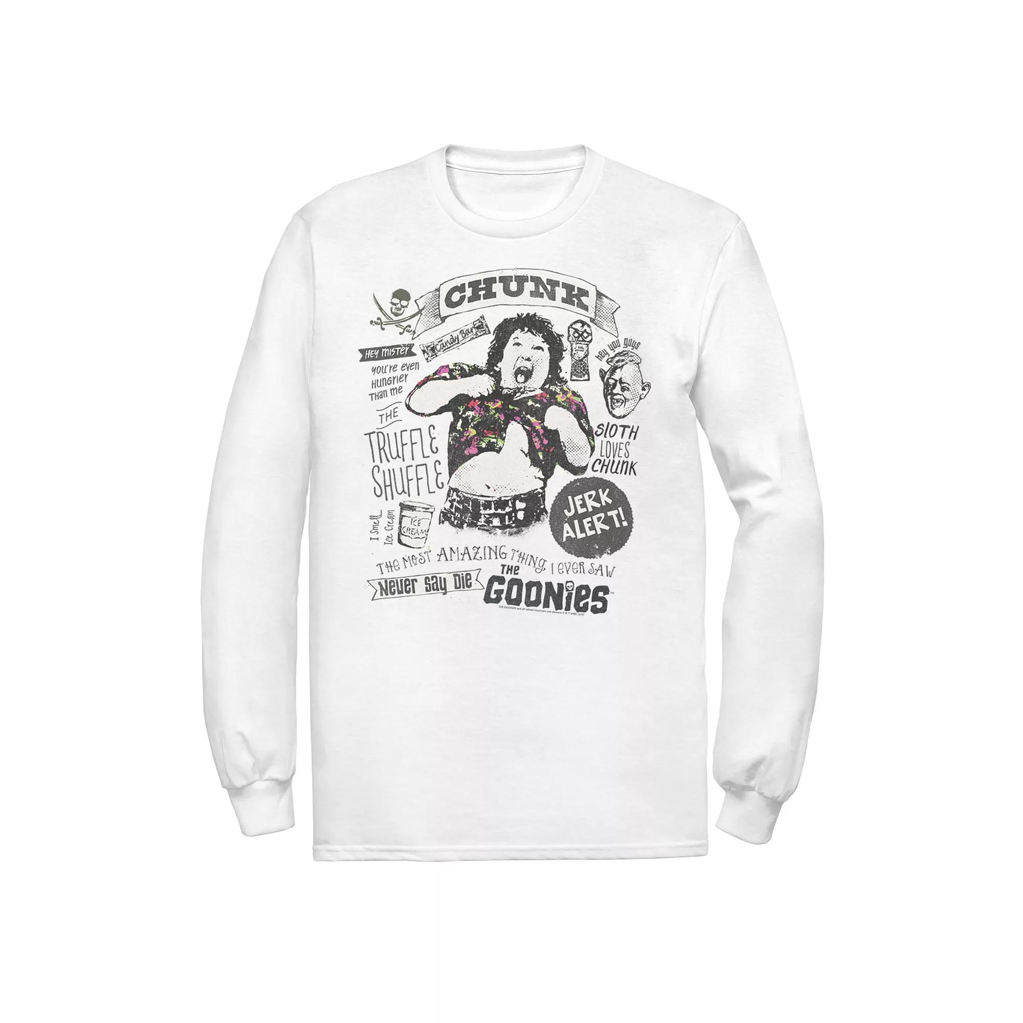 Men's The Goonies Chunk & Sloth Things Text Tee,  Product Image