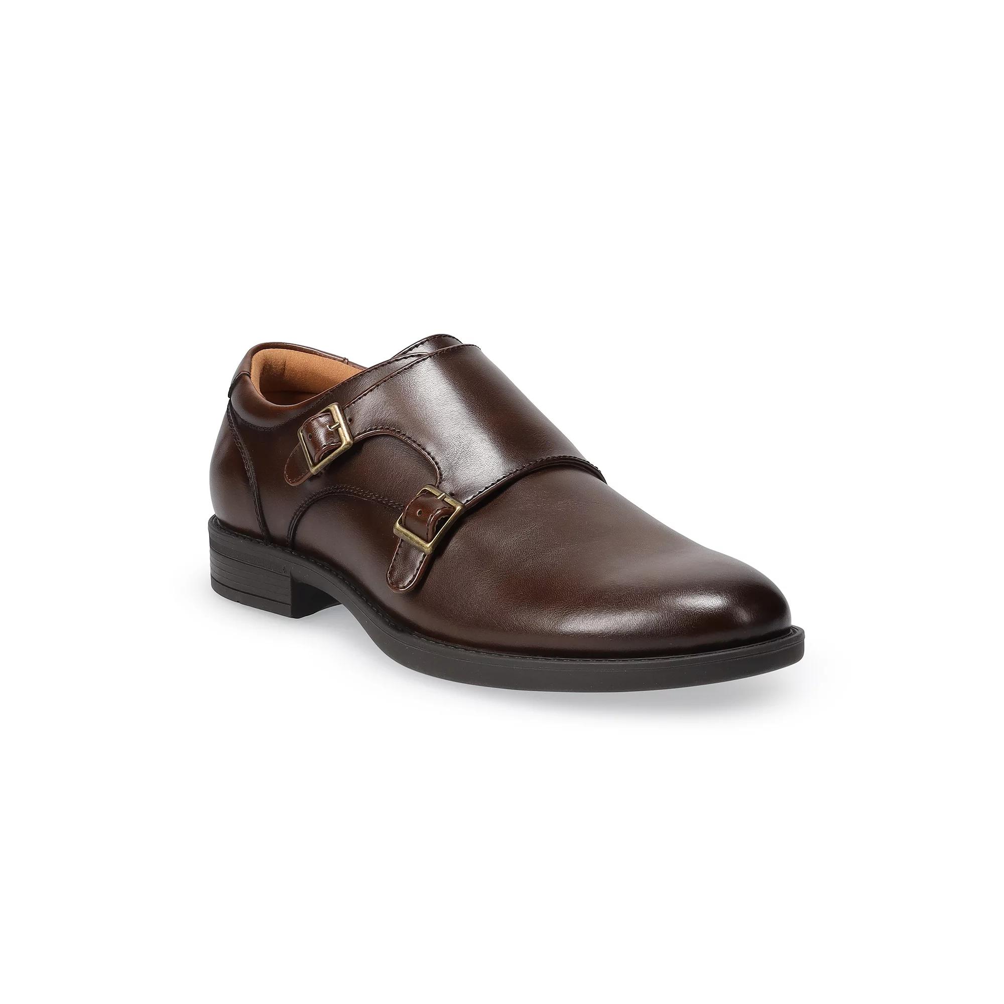 Apt. 9® Howiee Men's Monk Strap Dress Shoes, Size: 7.5, Brown Product Image