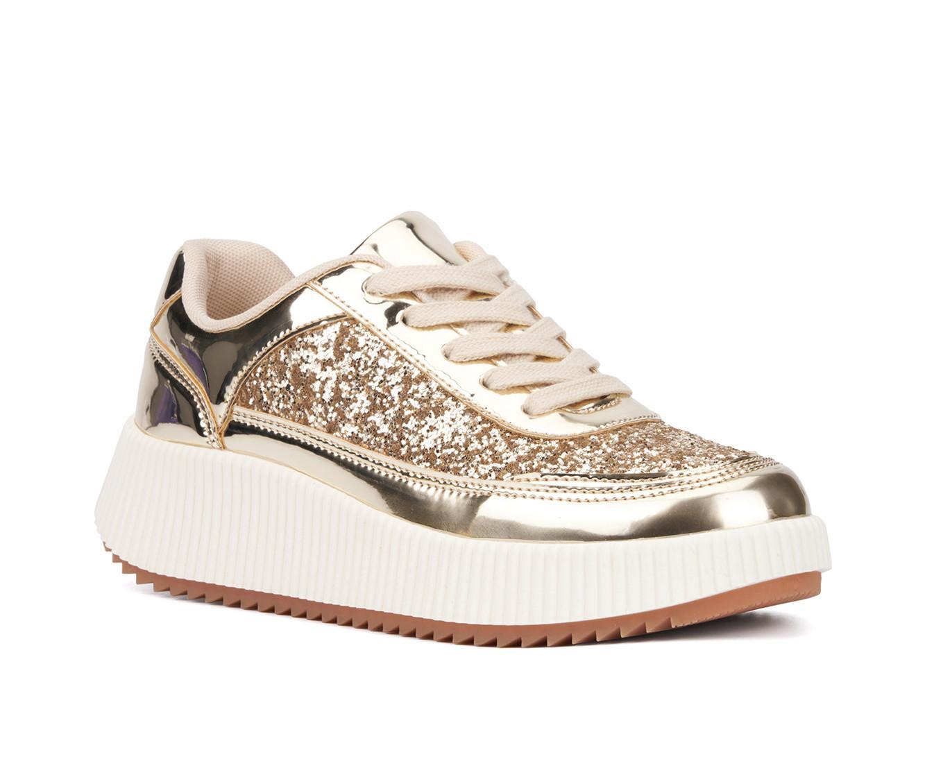 Women's New York and Company Tana Wedge Platform Sneakers Product Image