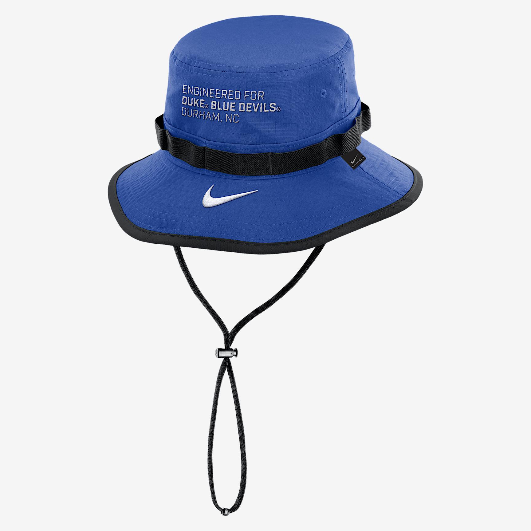 Men's Nike Royal Duke Blue Devils 2025 Sideline Apex Boonie Performance Bucket Hat,  Product Image