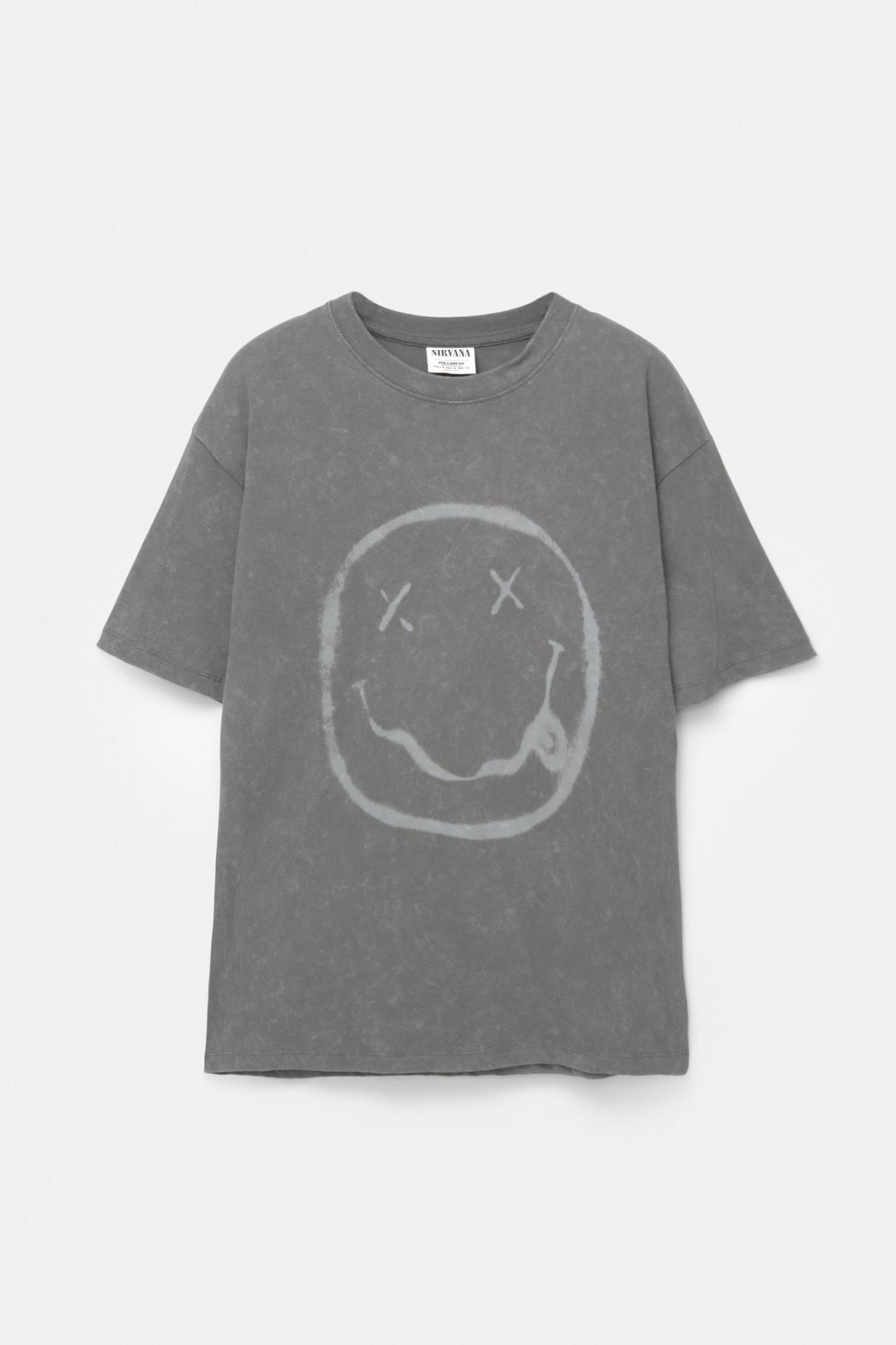 Nirvana Smiley T-shirt Product Image