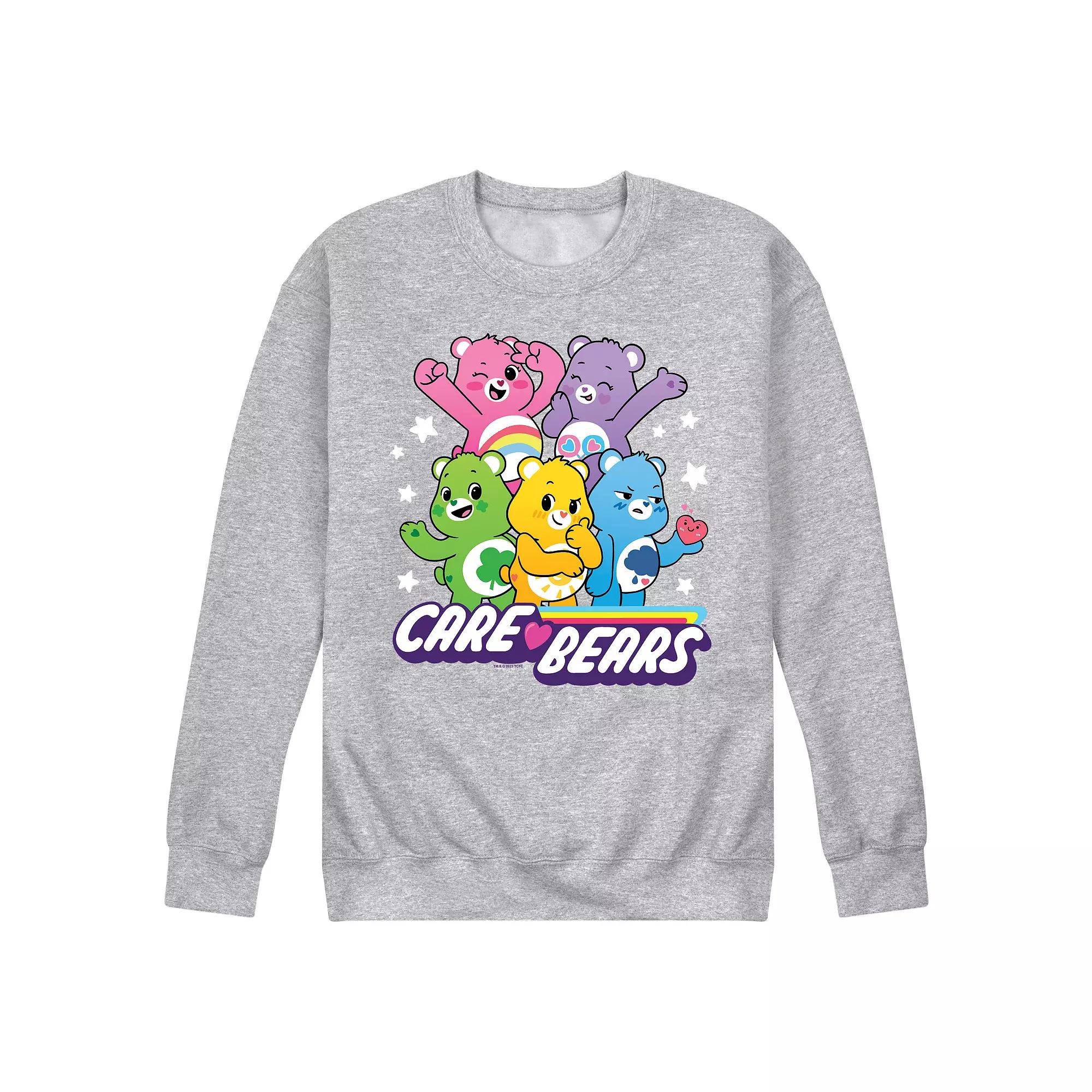Men's Care Bears Unlock The Magic Group Fleece Sweatshirt,  Product Image