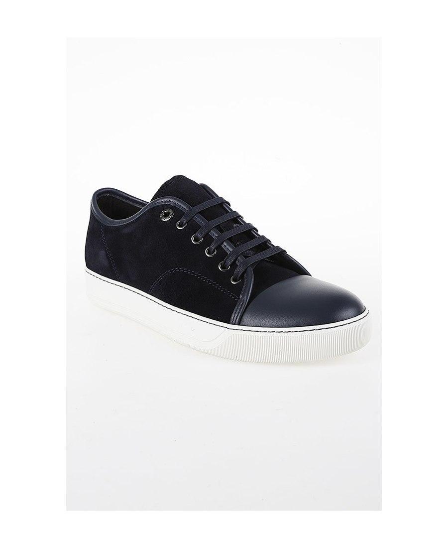 Black DBB1 Suede & Patent Leather Sneakers Product Image