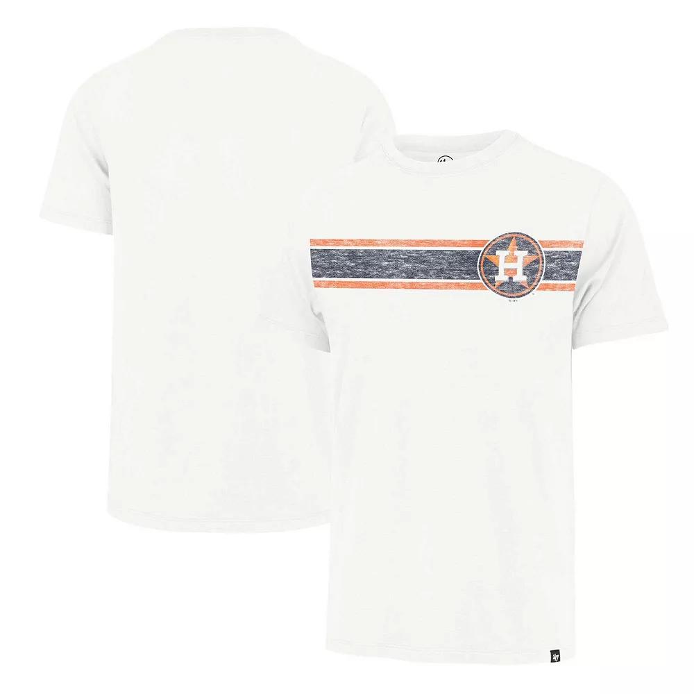 Men's '47 Cream Houston Astros Wavelength Bond Franklin T-Shirt,  Product Image