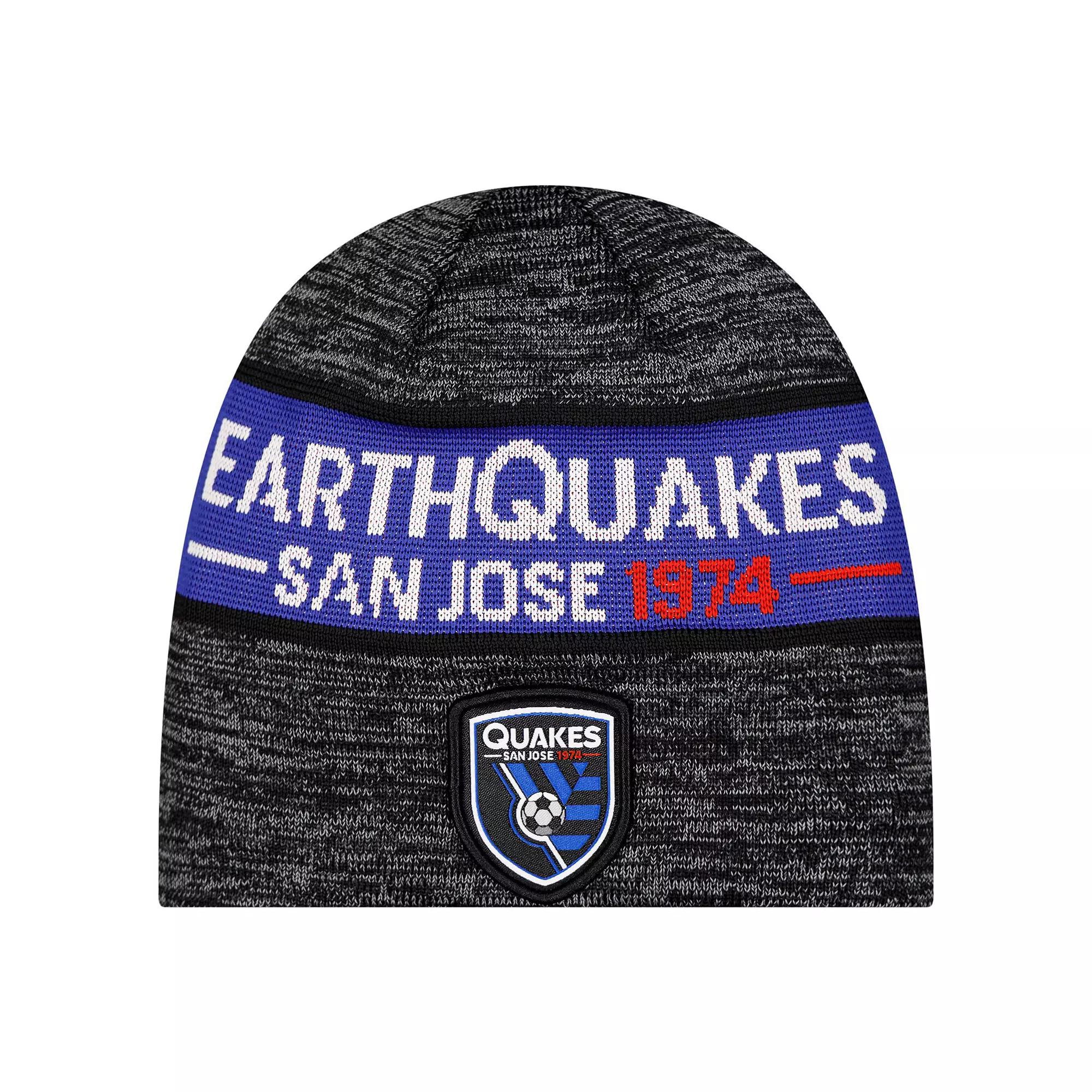 Men's New Era Black San Jose Earthquakes 2025 Kickoff Beanie, Sje Black Product Image