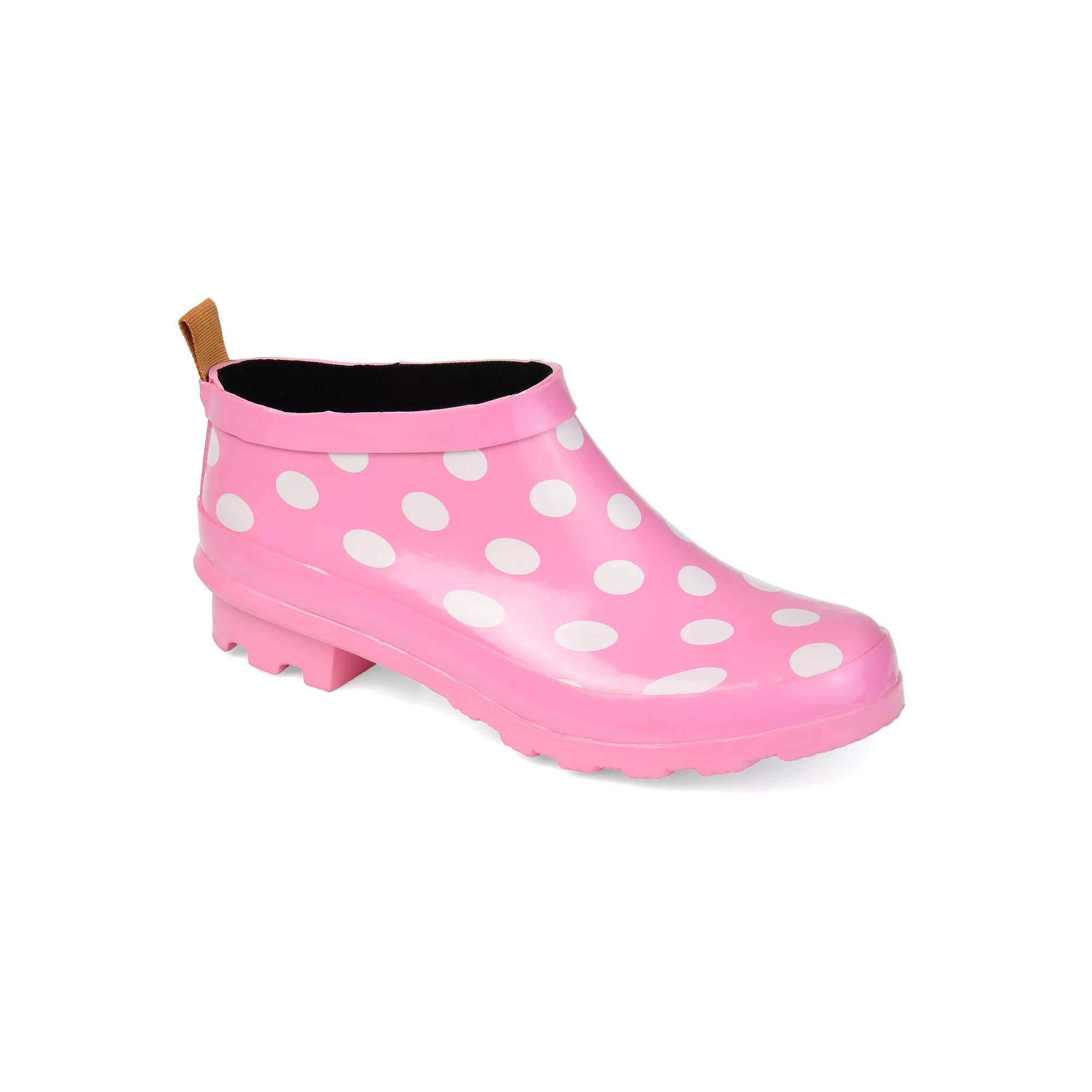 Journee Rainer Women's Rainboots, Size: 7.5, Gray Floral Product Image