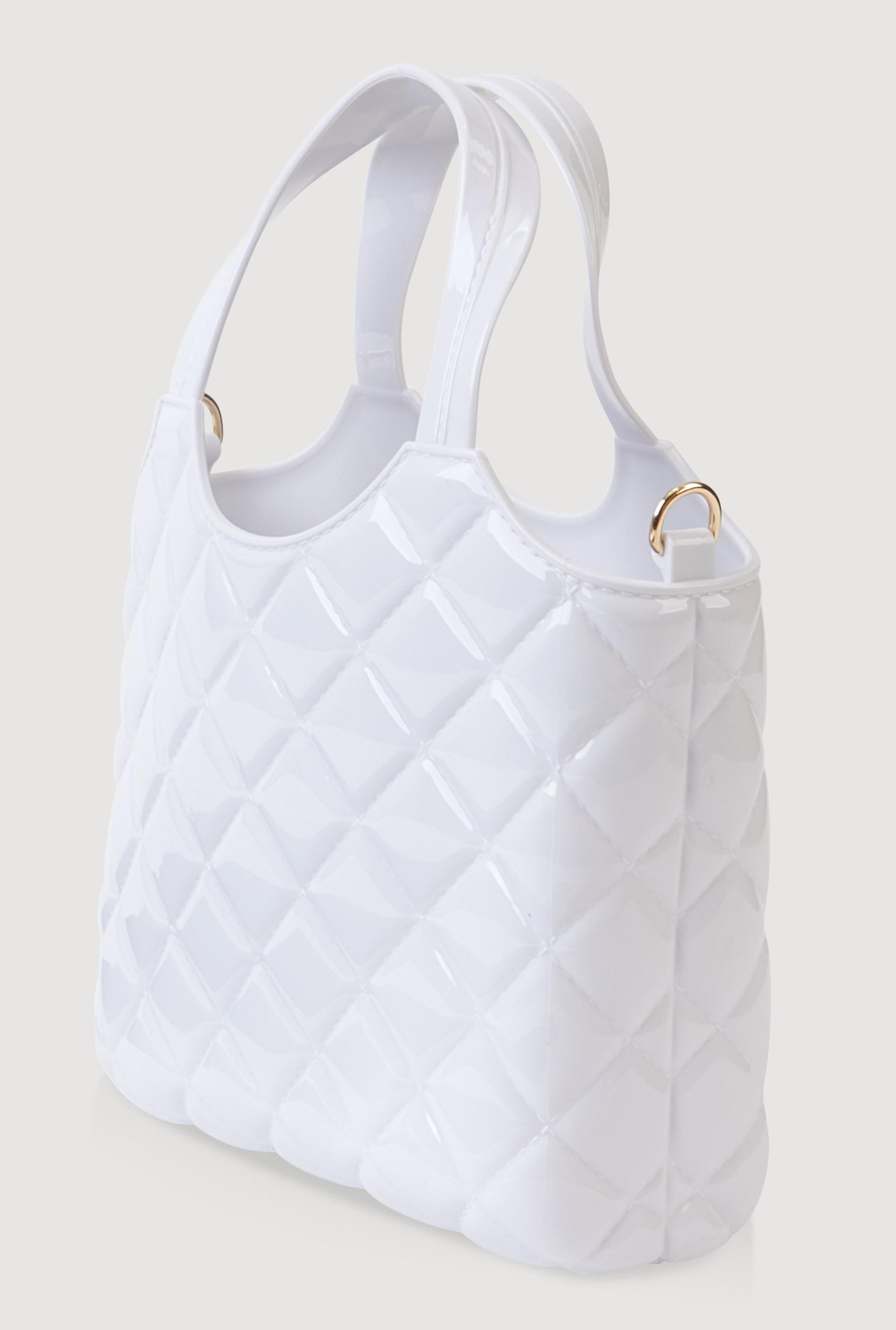 Jelly Quilted Convertible Handbag Unisex Product Image