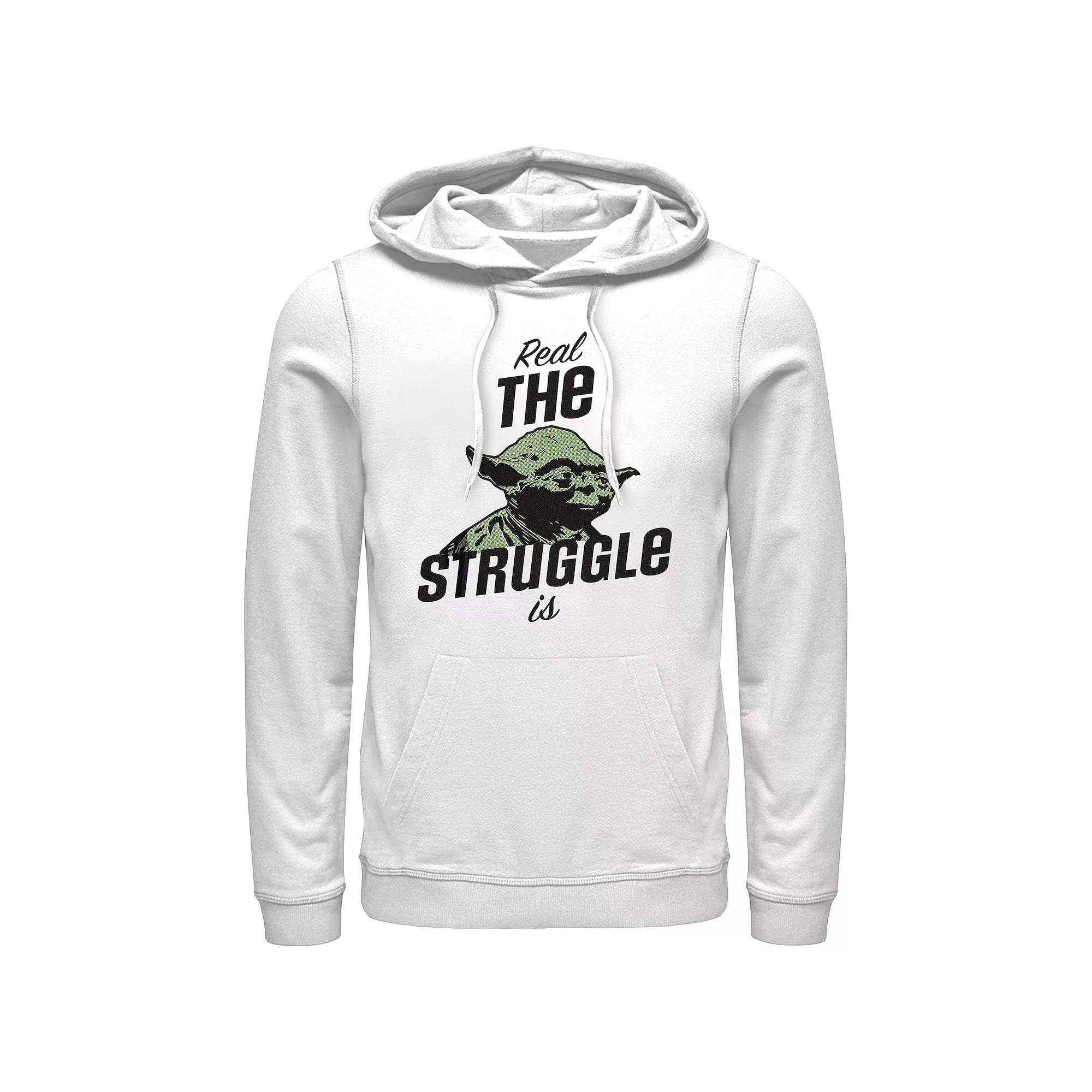 Men's Star Wars The Real Struggle Is Graphic Hoodie,  Product Image
