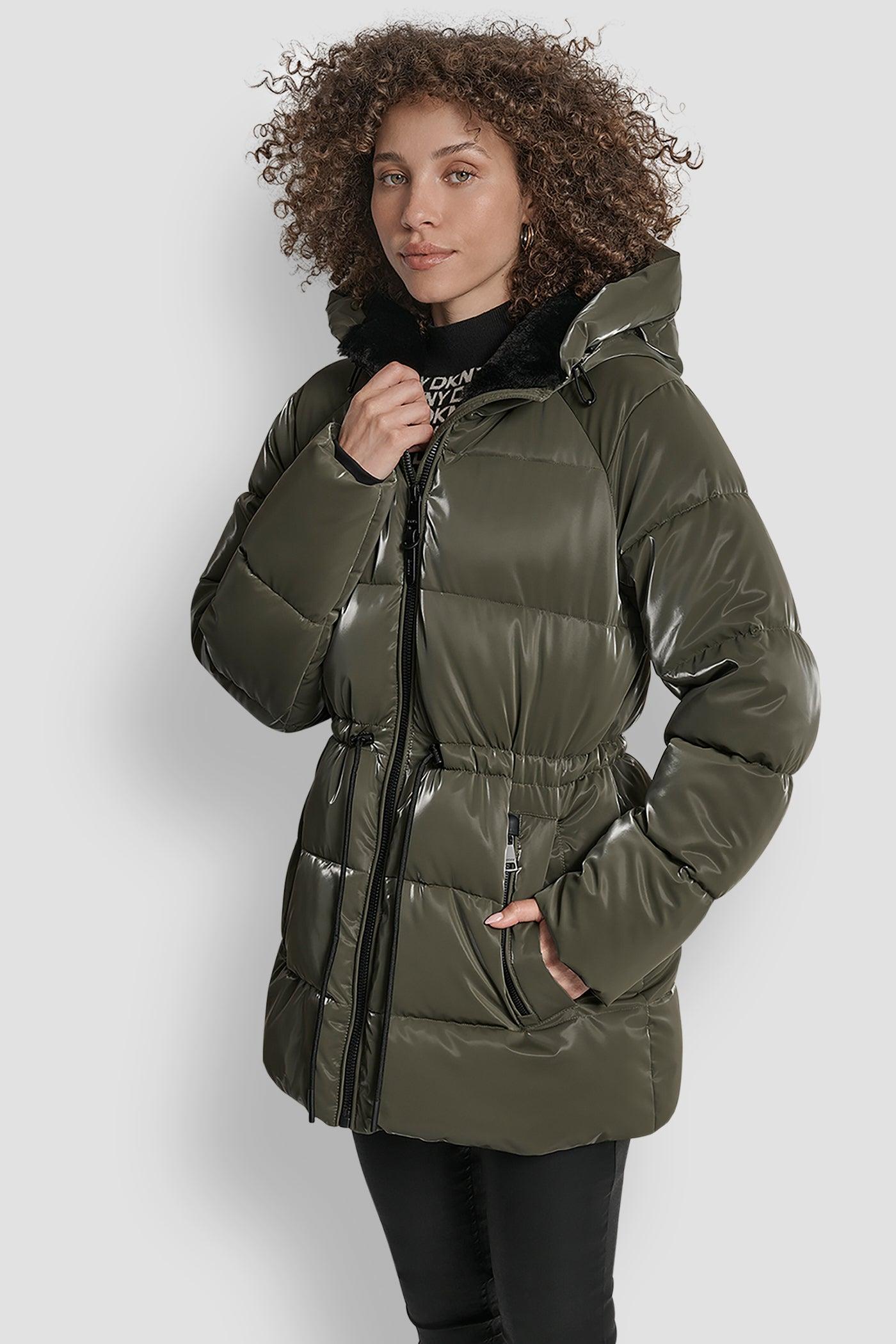 MID LENGTH LUSH PUFFER JACKET Product Image