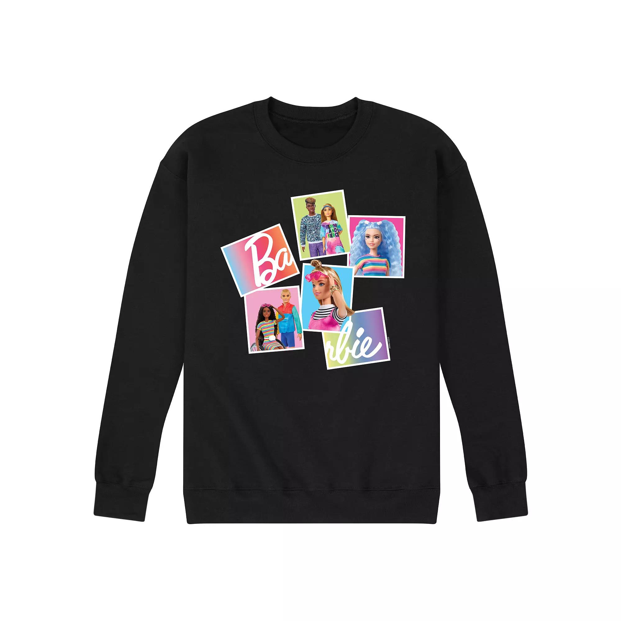 Men's Barbie Photoreal Collage Graphic Fleece,  Product Image