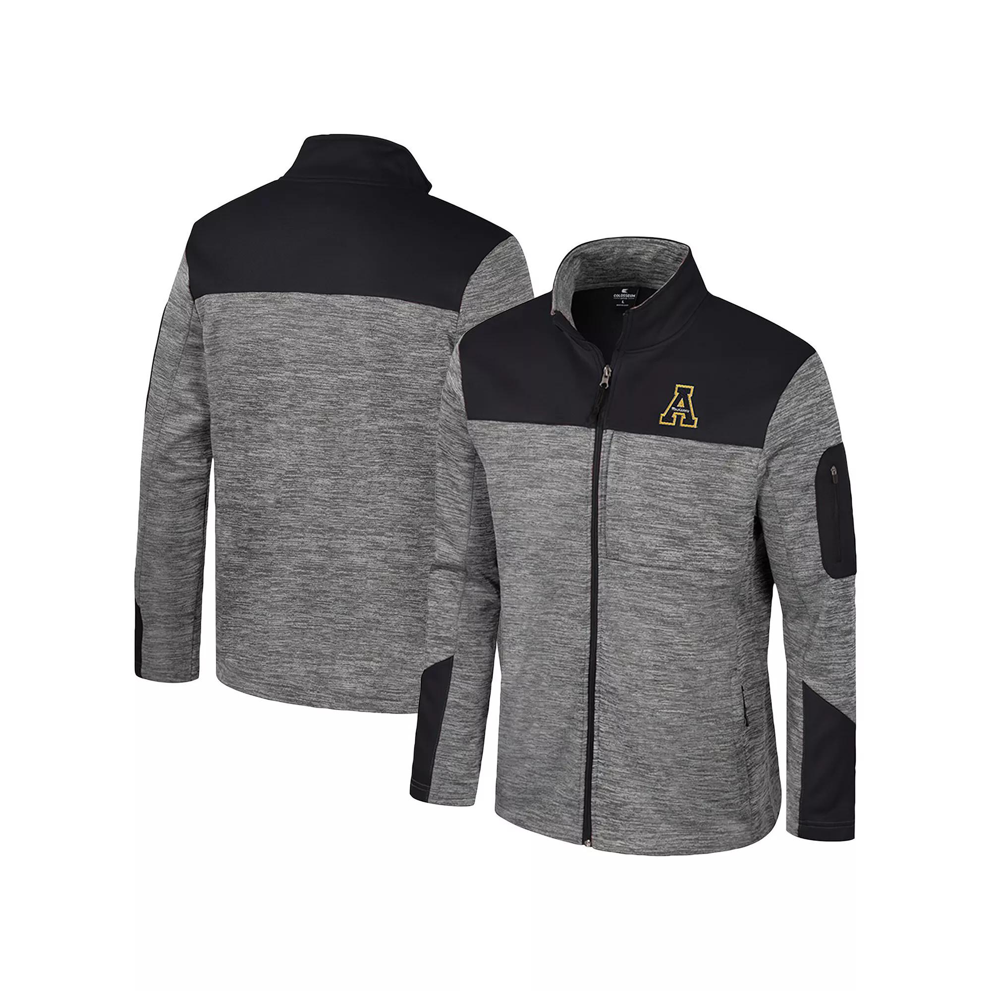 Men's Colosseum  Gray/Navy Georgetown Hoyas Guard Full-Zip Jacket, Size: 2XL, Grg Grey Product Image