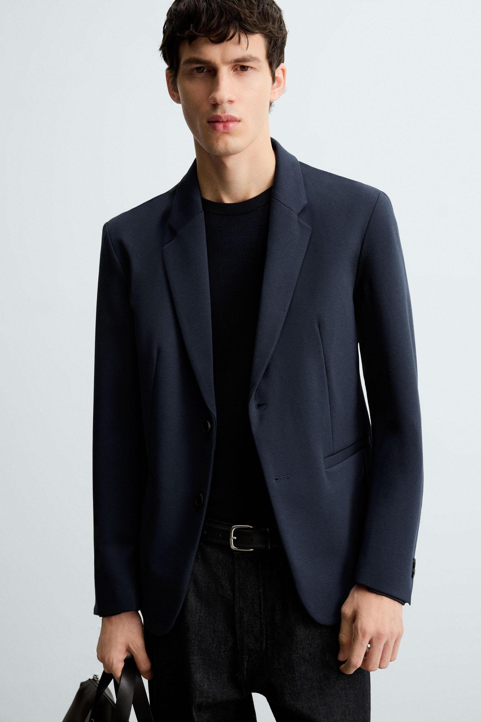 SLIM FIT STRETCH BLAZER Product Image