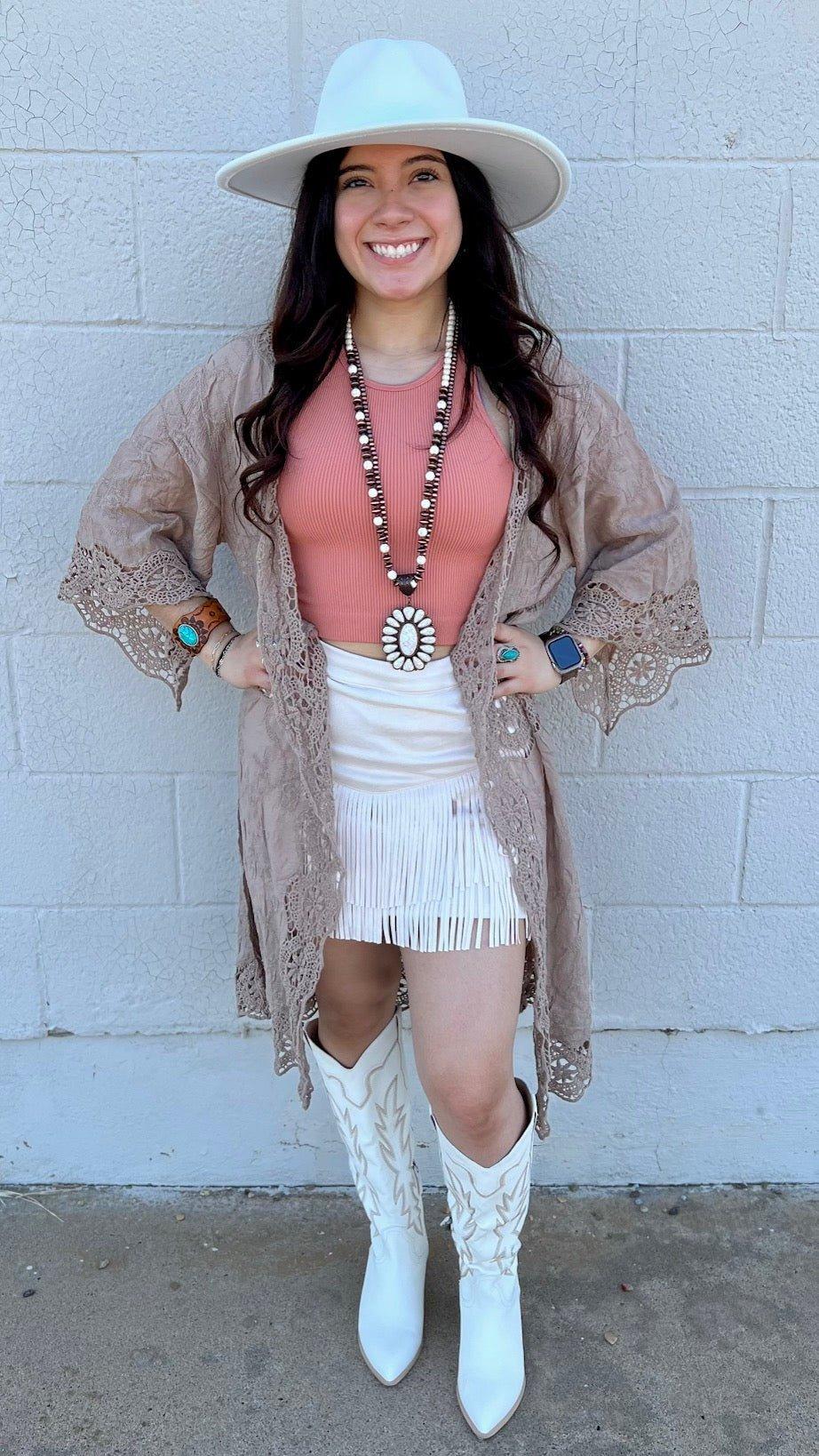 Mocha Bohemian Goddess Kimono* Product Image