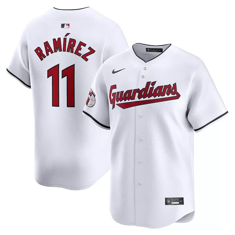 Men's Nike Jose Ramirez White Cleveland Guardians Home Limited Player Jersey,  Product Image
