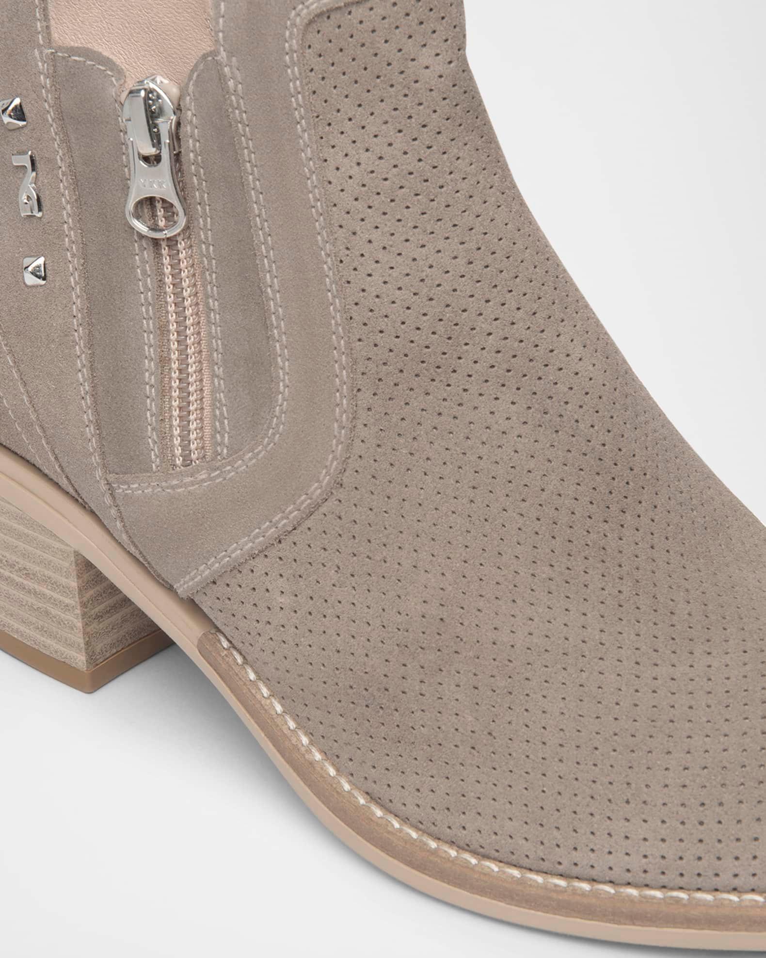 Suede Western Ankle Booties Product Image