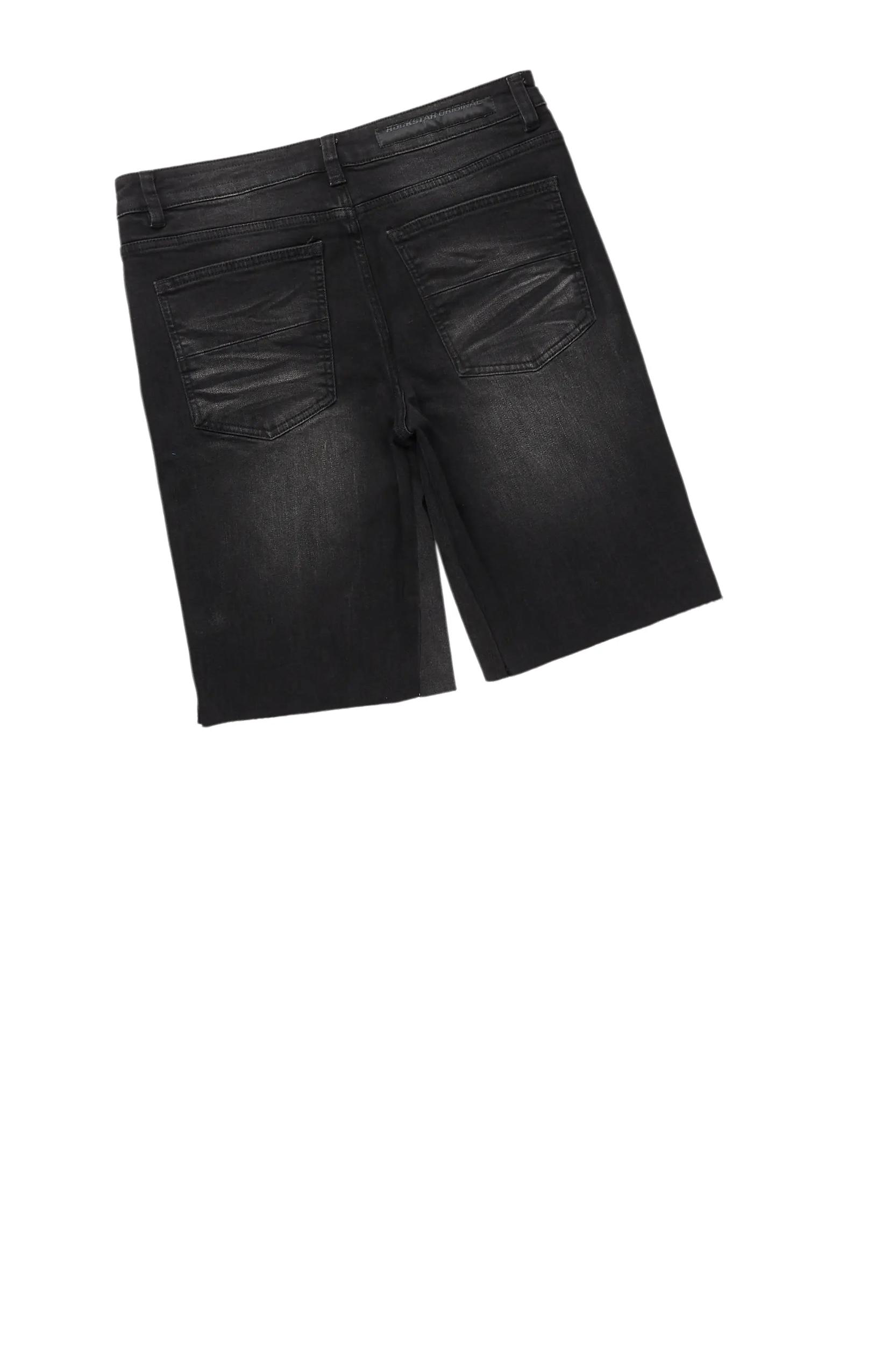 Akos Black T-Shirt/Denim Short Set Male Product Image