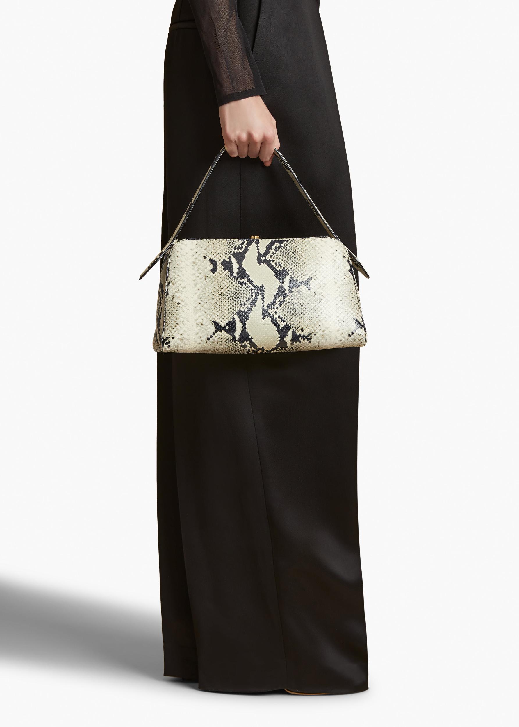 Cate Bag in Natural Python-Embossed Leather Product Image