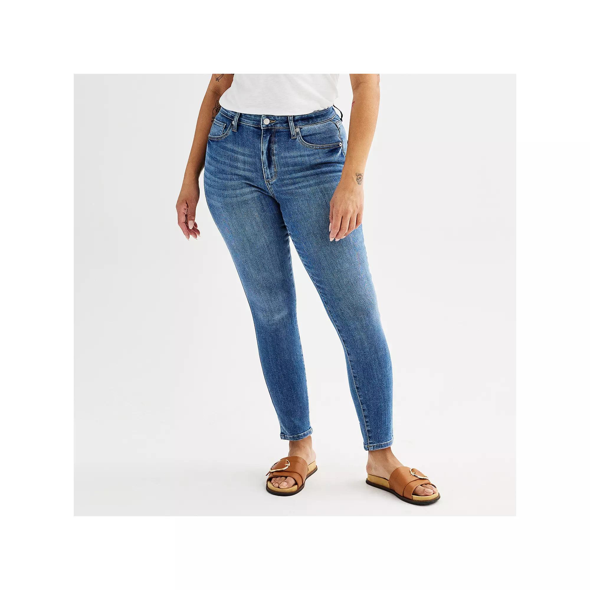 Women's Sonoma Goods For Life® High Rise Curvy Skinny Jeans,  Product Image