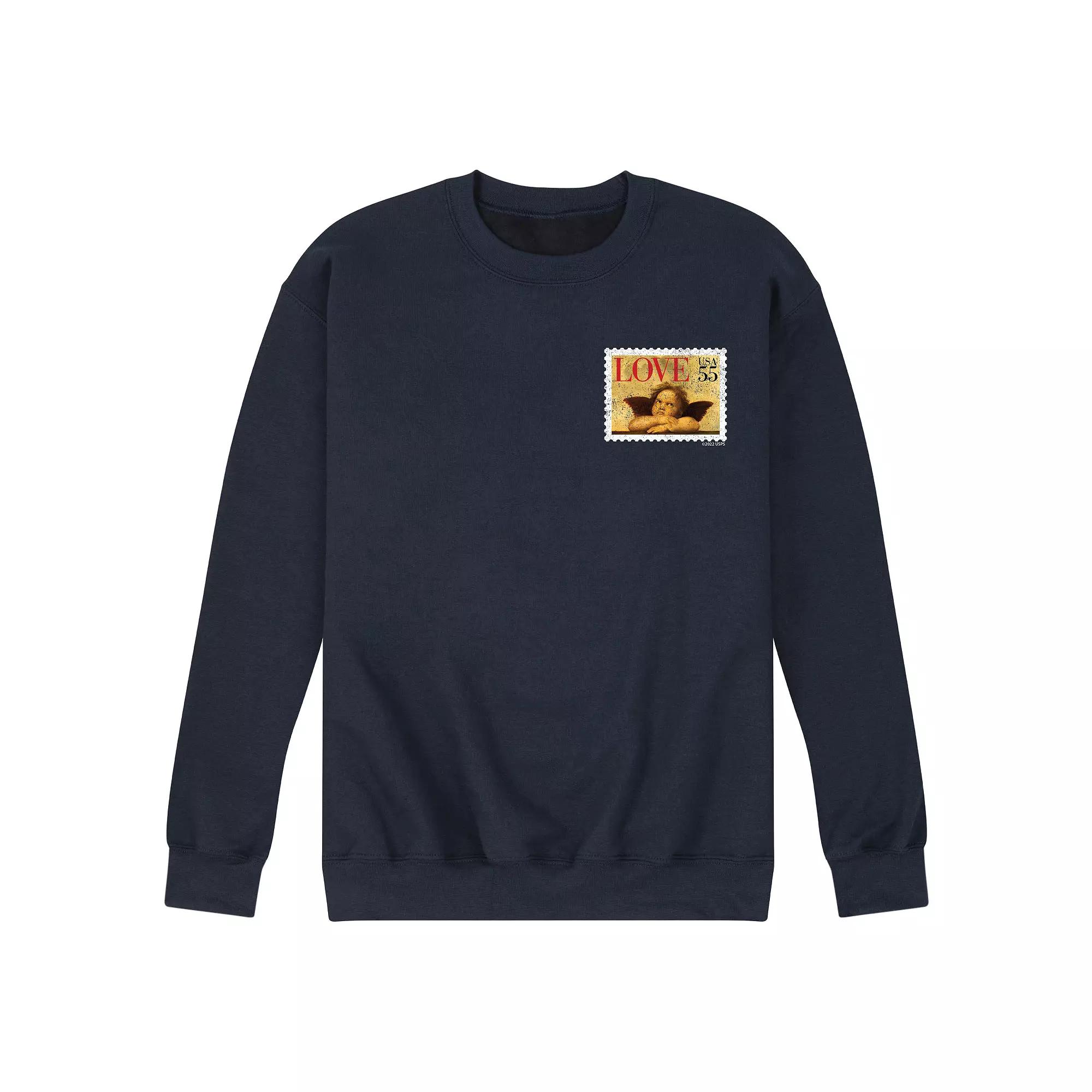 Men's USPS Cherub Stamp Sweatshirt,  Product Image