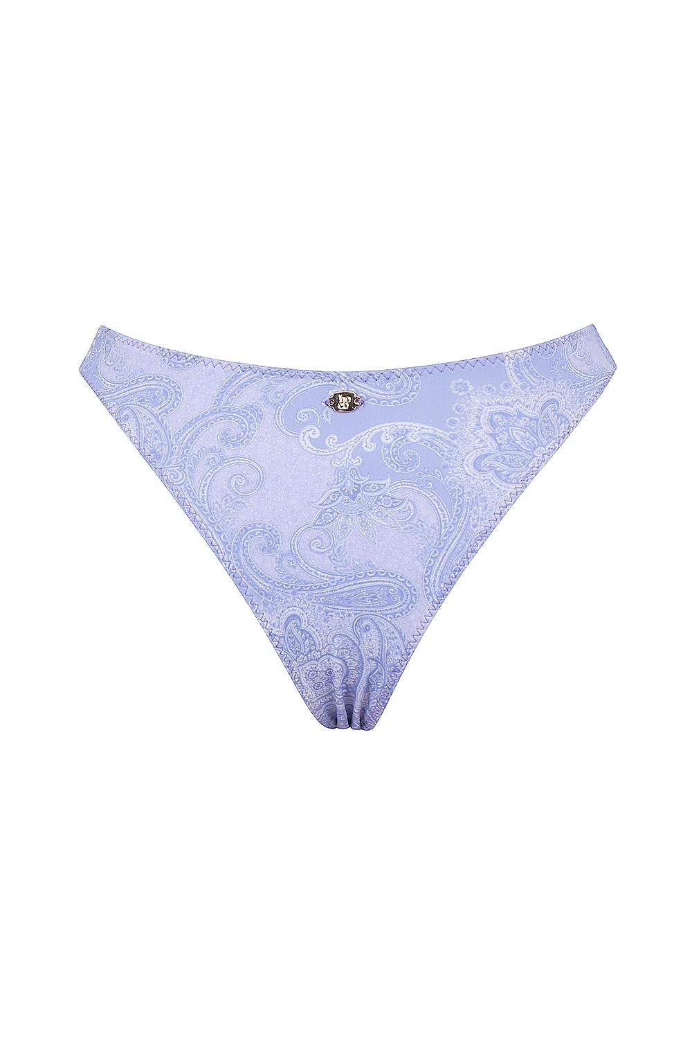 Capri  lavender paisley high leg bikini bottom Product Image