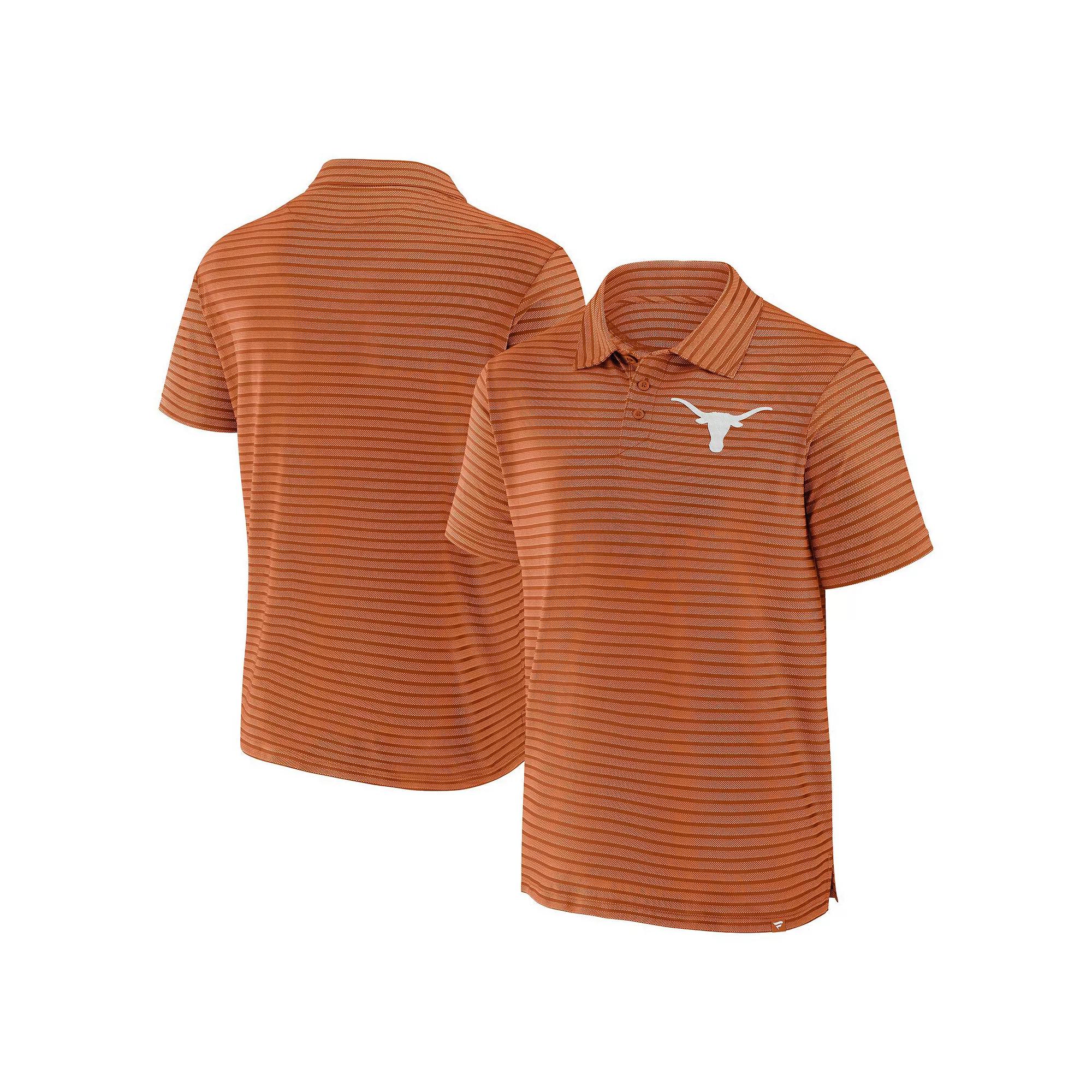 Men's Fanatics Texas Orange Texas Longhorns Victory Calls Stripe Polo, Size: XL, Team Product Image