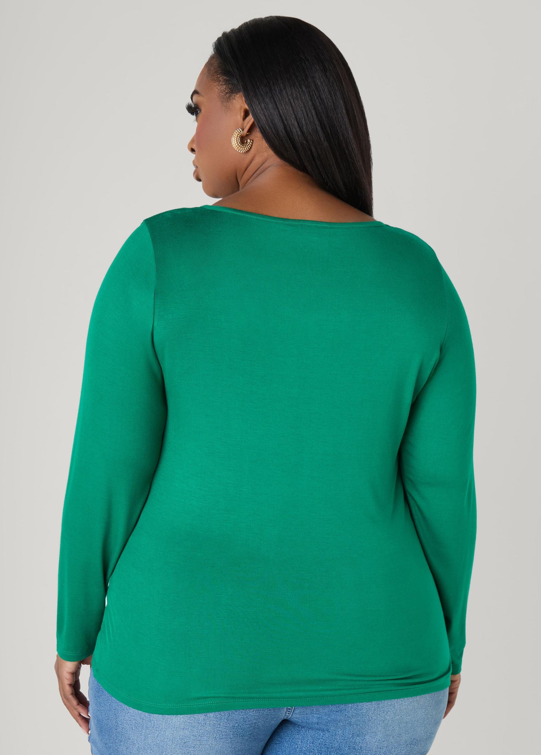 Basic Long Sleeved Jersey Tee Product Image