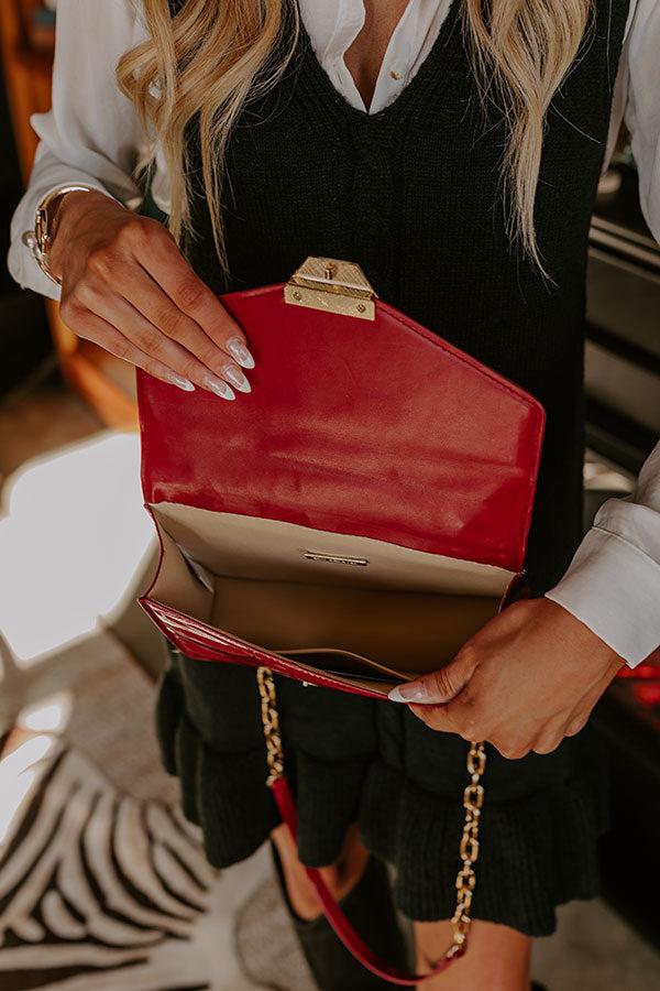 First Class Moment Patent Purse in Red Product Image