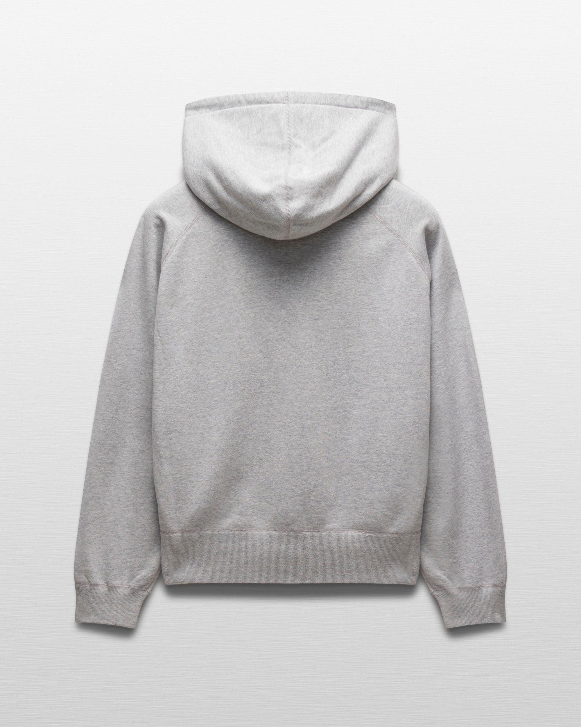 Midweight Terry Relaxed Zip Hoodie Male Product Image