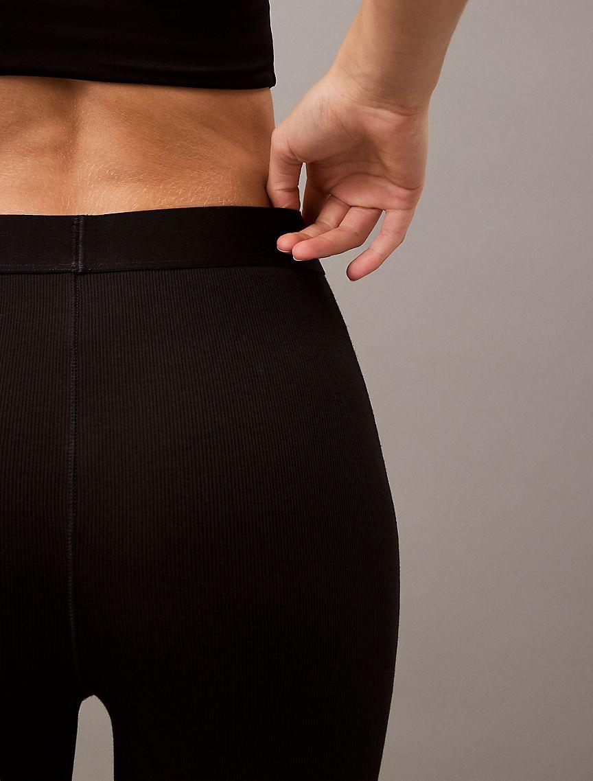 Cotton Stretch Rib Leggings Product Image