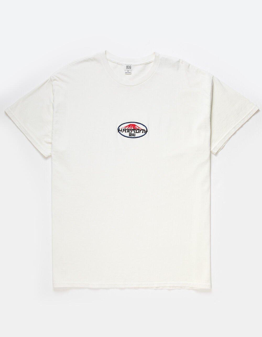 BDG Urban Outfitters Harmony Embroidery Mens Tee - WHITE Product Image