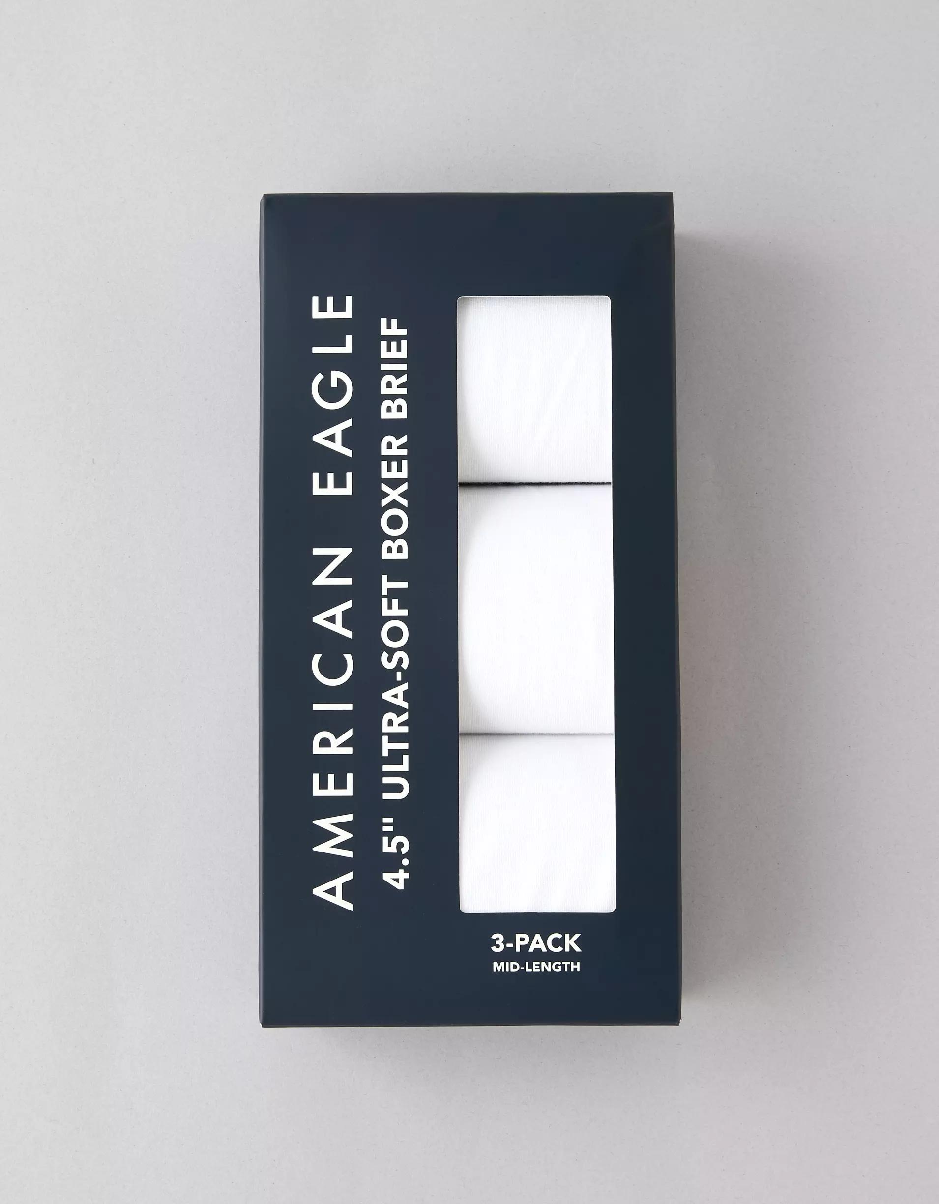 AEO Men's 4.5" Ultra Soft Boxer Brief 3-Pack Product Image