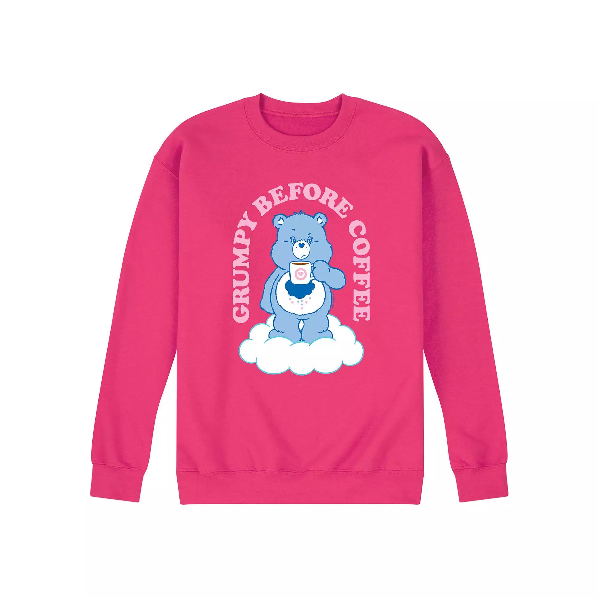 Men's Care Bears Grumpy Before Coffee Fleece Sweatshirt,  Product Image