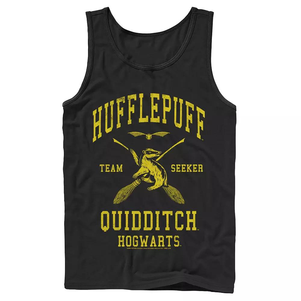 Men's Harry Potter Deathly Hallows 2 Hufflepuff Quidditch Tank Top,  Product Image