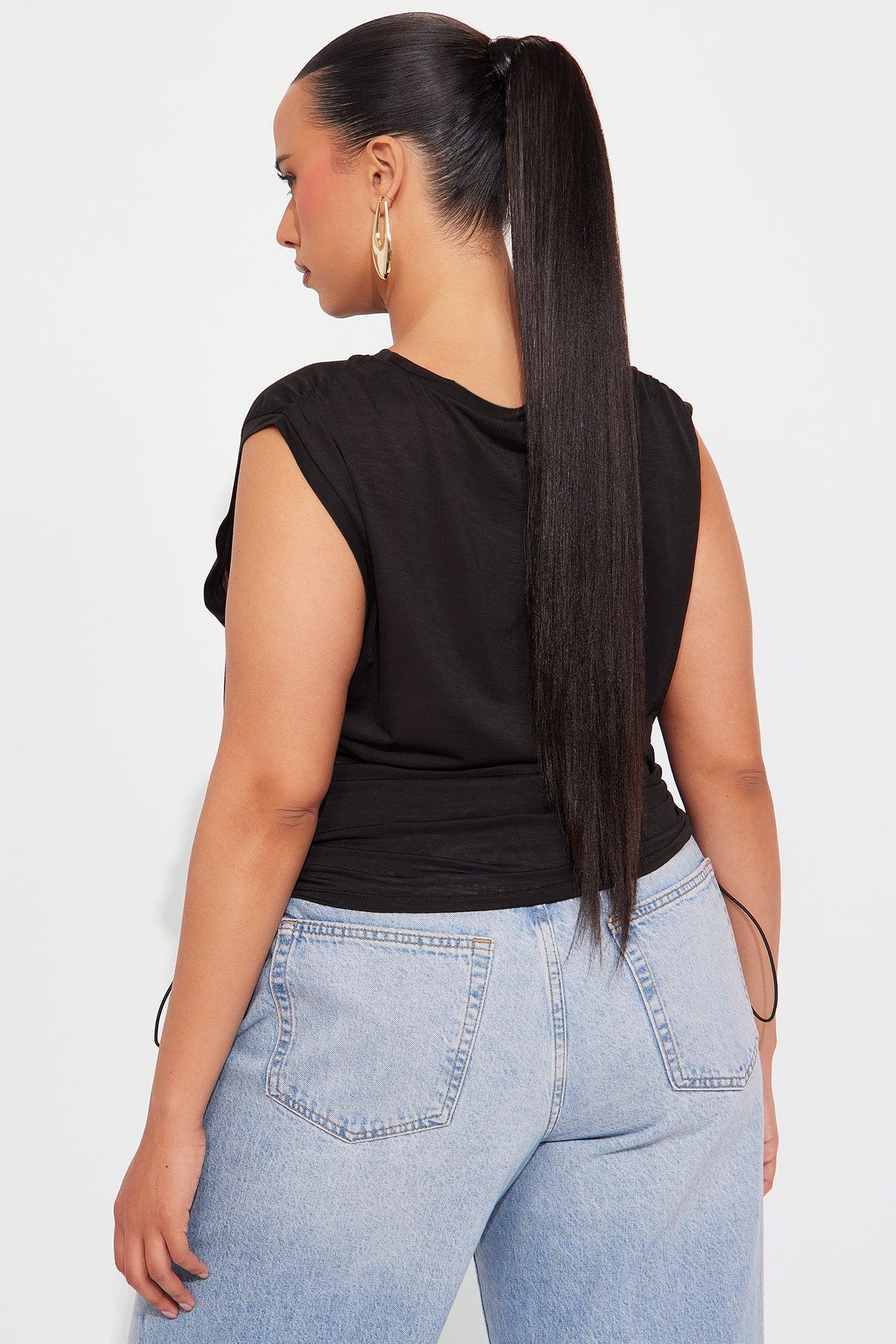 Everyday Active Slub Tank - Black Product Image