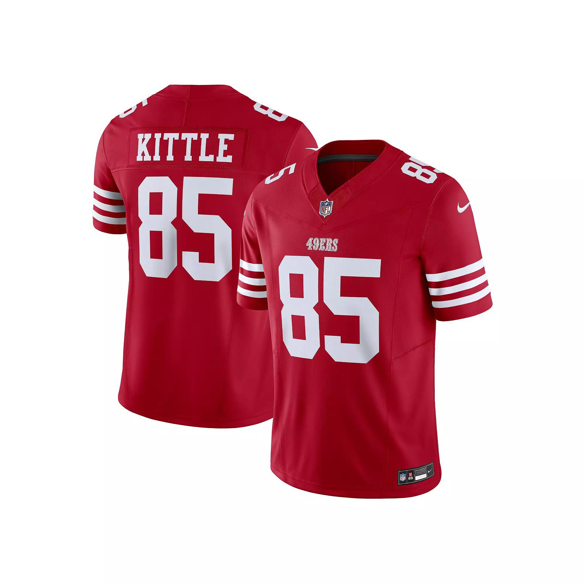 Men's Nike George Kittle Scarlet San Francisco 49ers Vapor F.U.S.E. Limited Jersey,  Product Image