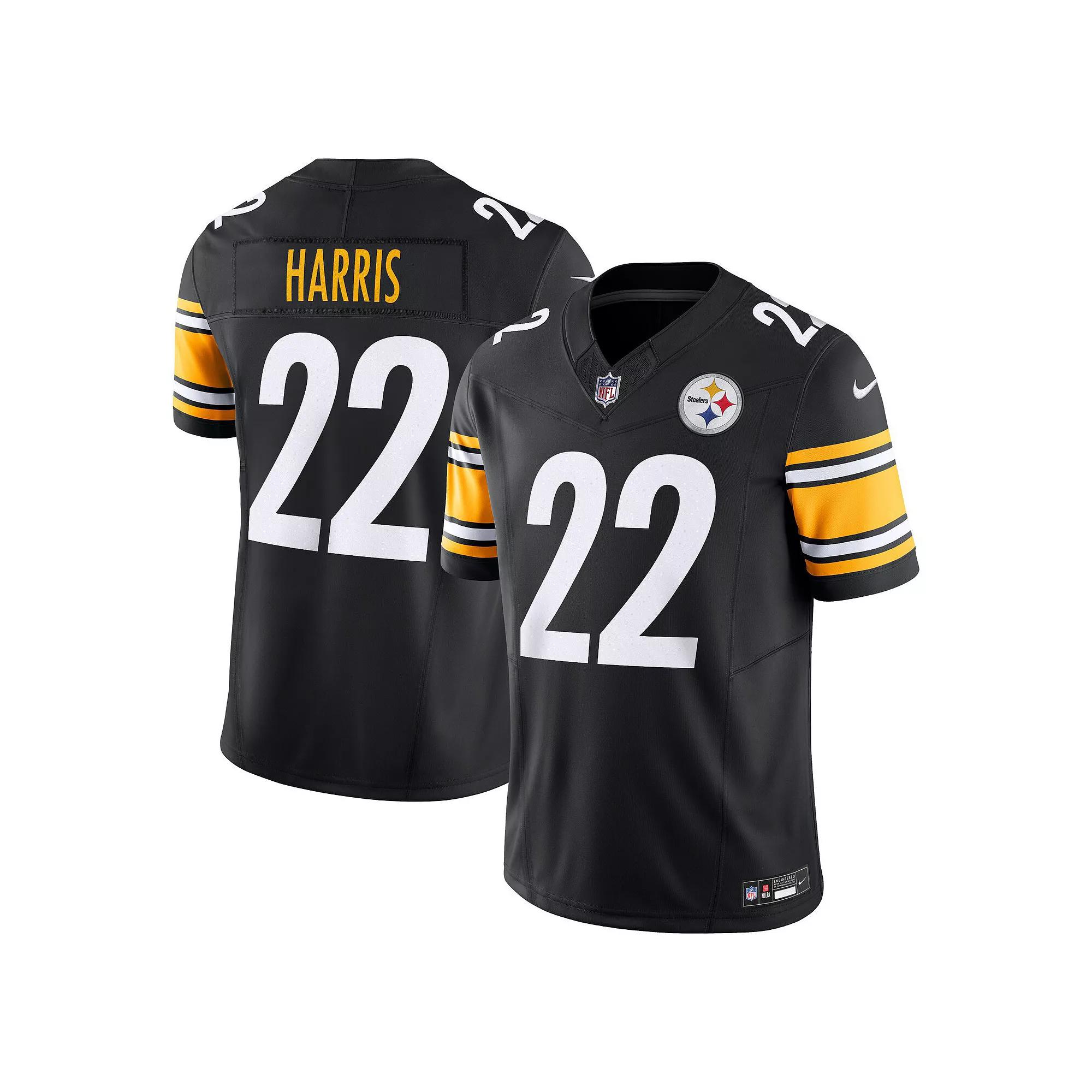 Men's Nike Najee Harris Black Pittsburgh Steelers Vapor F.U.S.E. Limited Jersey, Size: XL Product Image