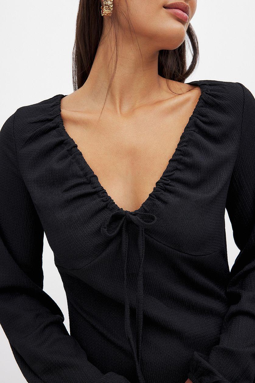 Balloon Sleeve Mini Dress Product Image