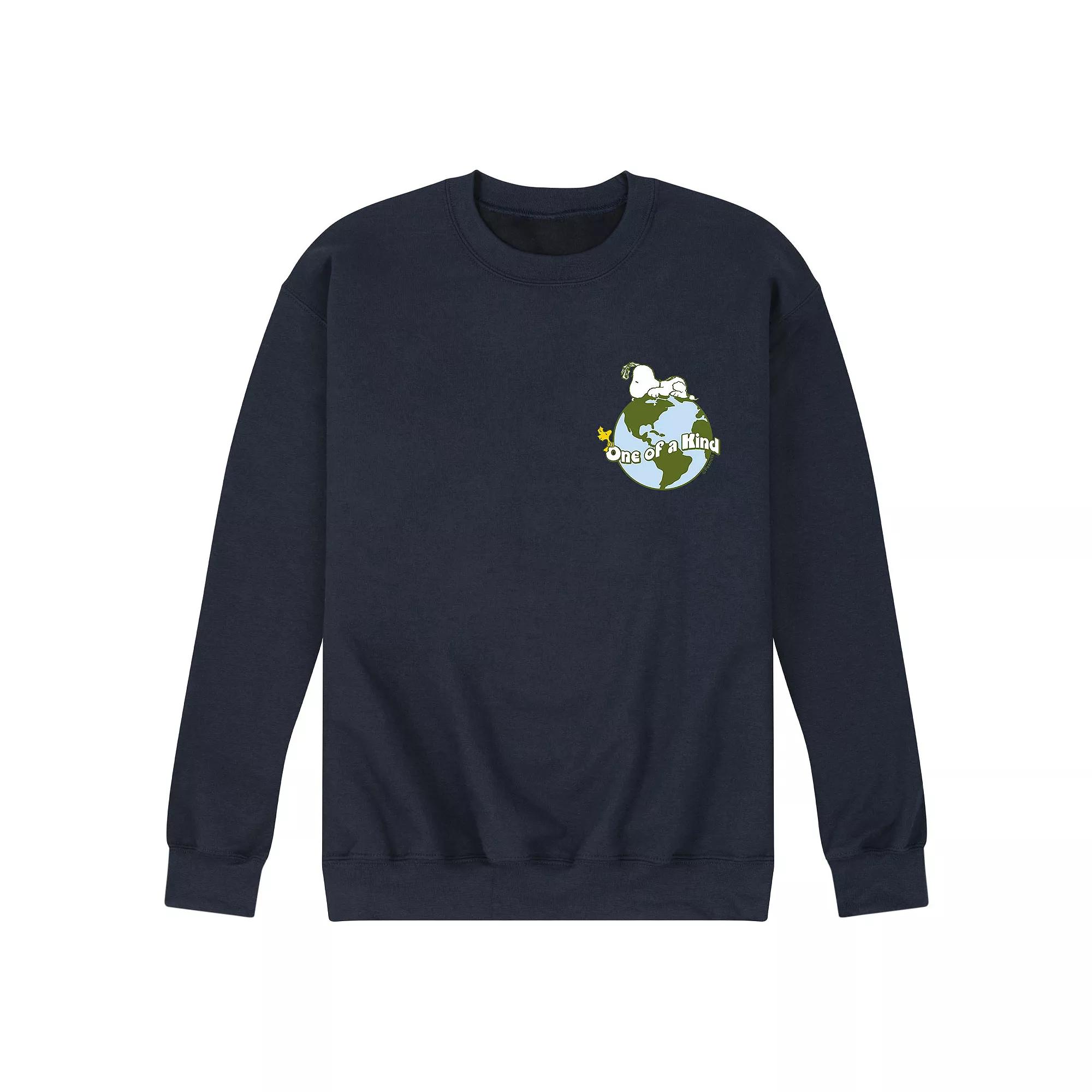 Men's Peanuts One Of Kind Earth Sweatshirt,  Product Image
